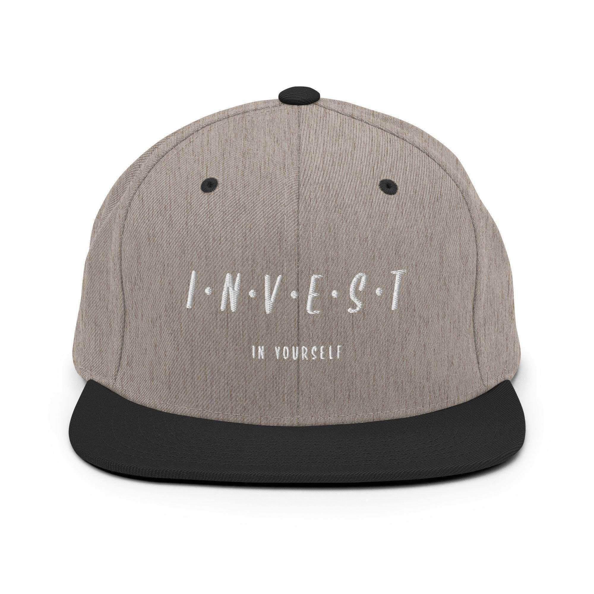 Invest In Yourself | Finance Snapback Hat - InvestmenTees