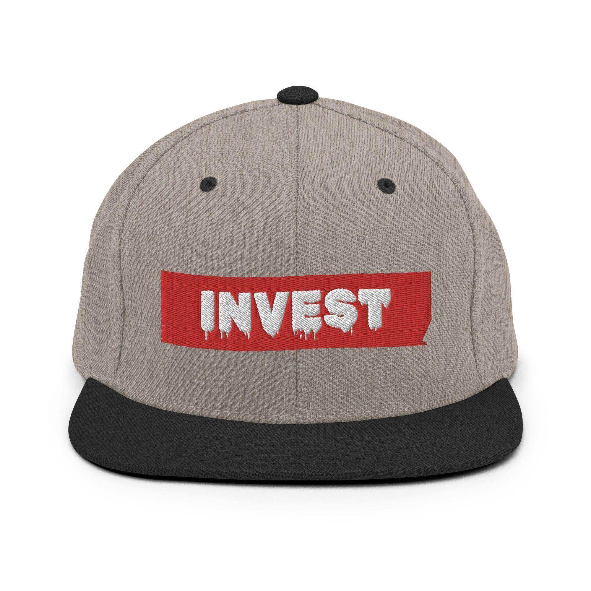 Invest Snapback Hat - InvestmenTees