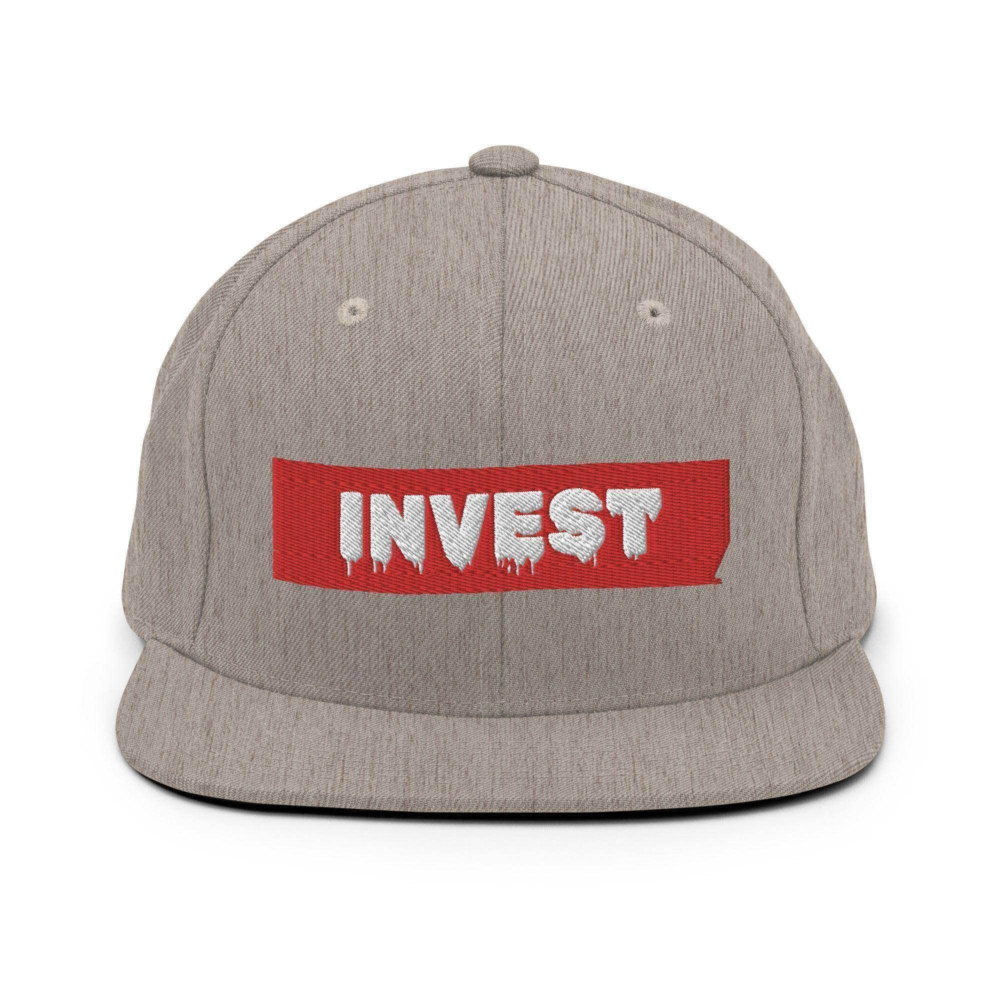 Invest Snapback Hat - InvestmenTees