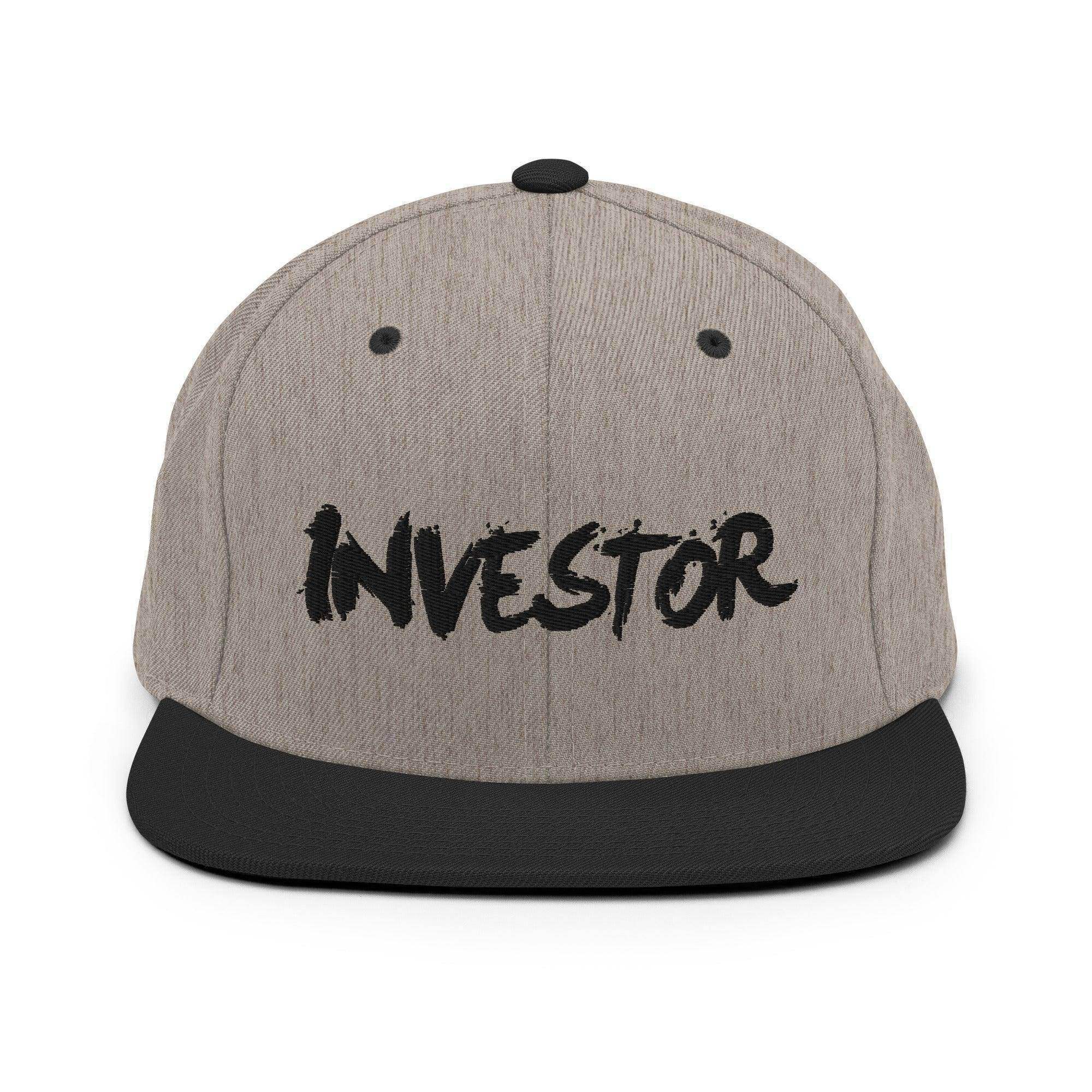 Investor | Finance Snapback Hat - InvestmenTees