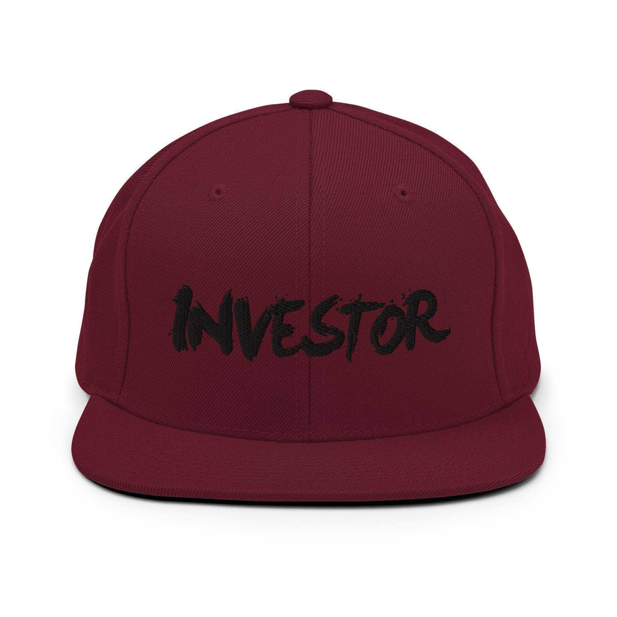 Investor | Finance Snapback Hat - InvestmenTees