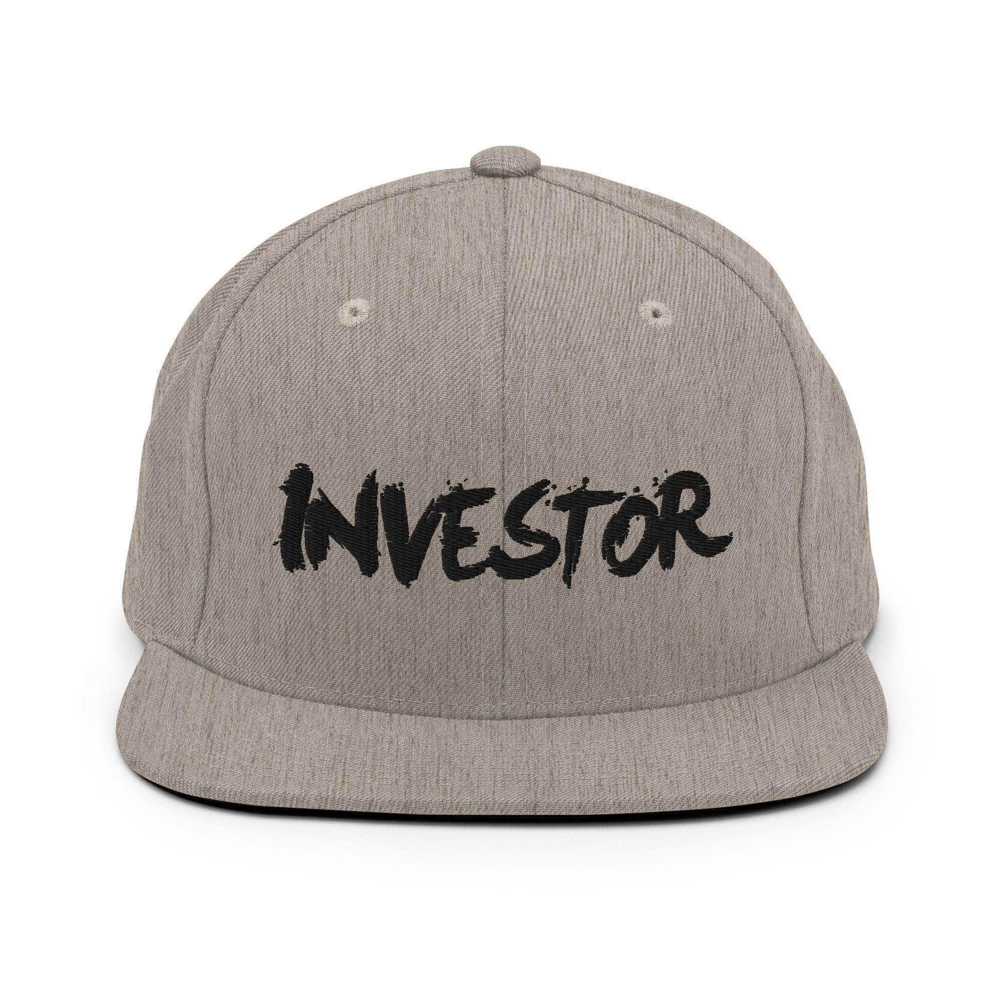 Investor | Finance Snapback Hat - InvestmenTees