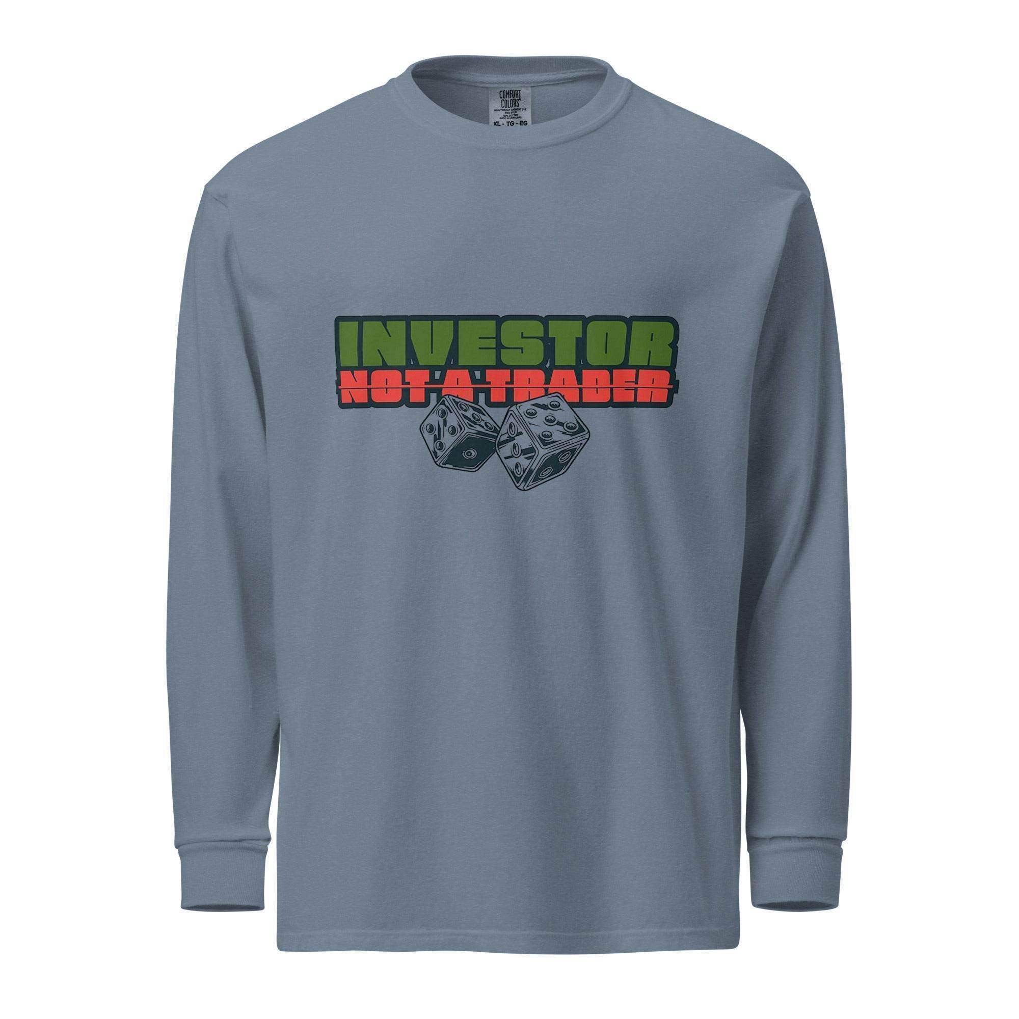 Investor | Not A Trader Long Sleeve T-Shirt - InvestmenTees