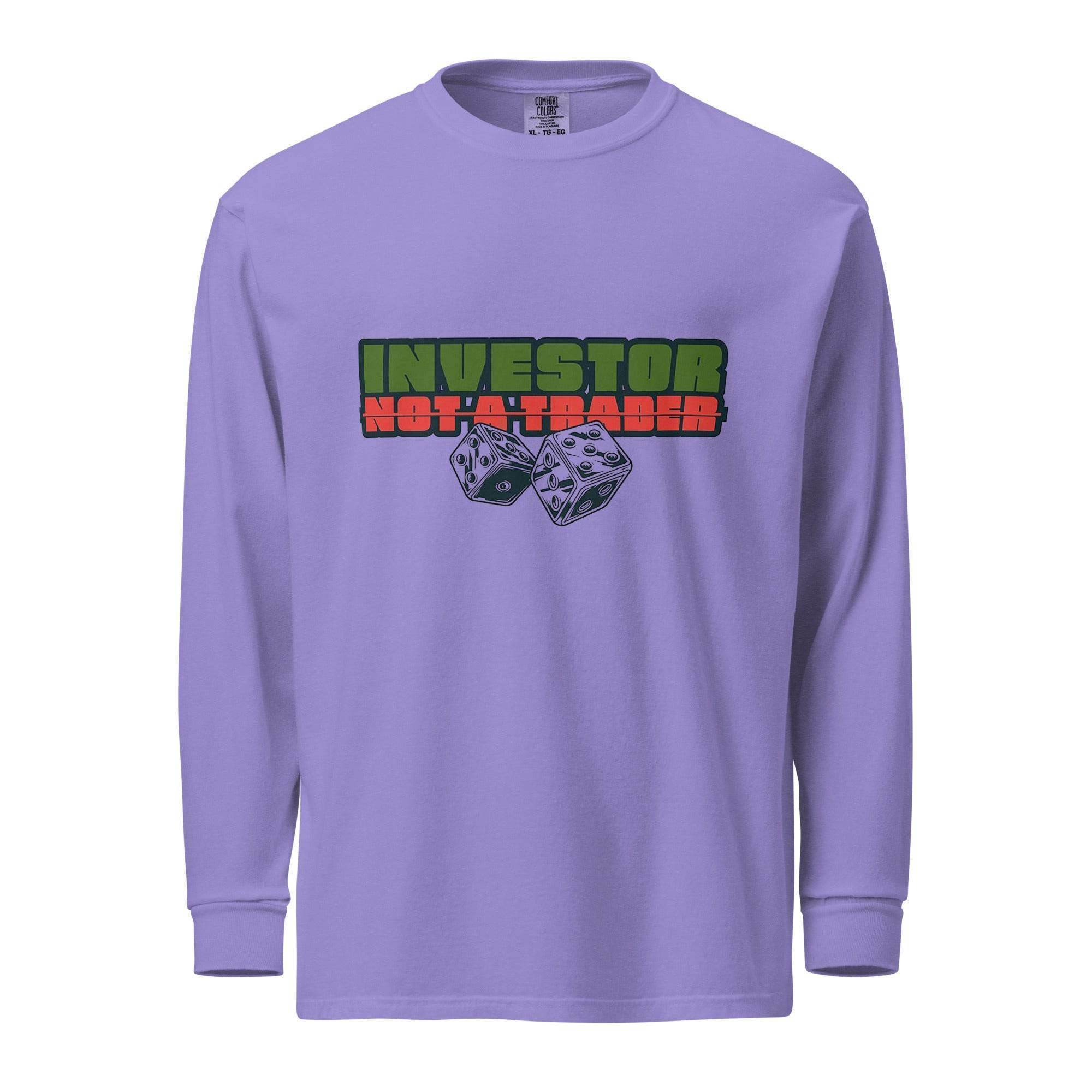 Investor | Not A Trader Long Sleeve T-Shirt - InvestmenTees