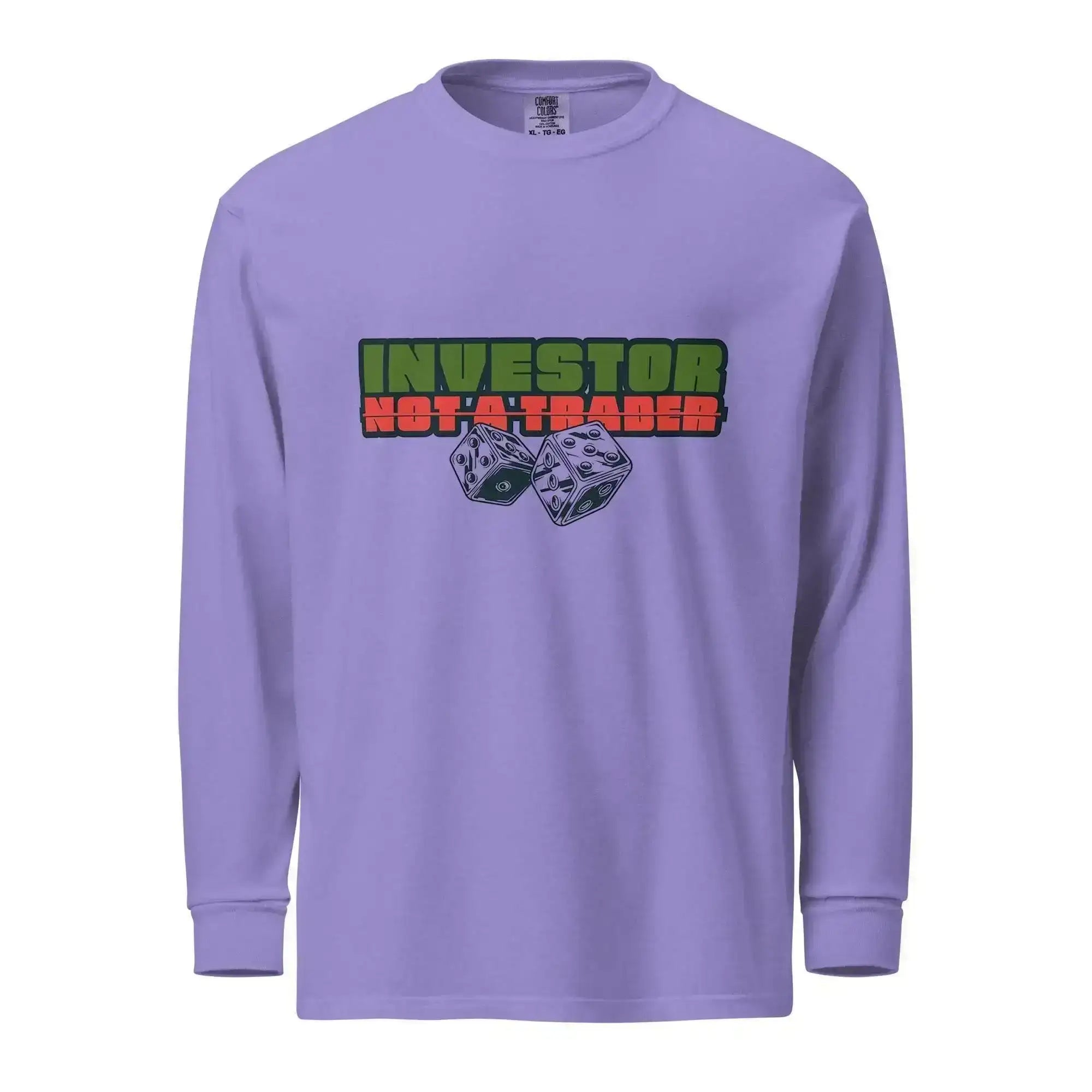 Investor | Not A Trader Long Sleeve T-Shirt - InvestmenTees