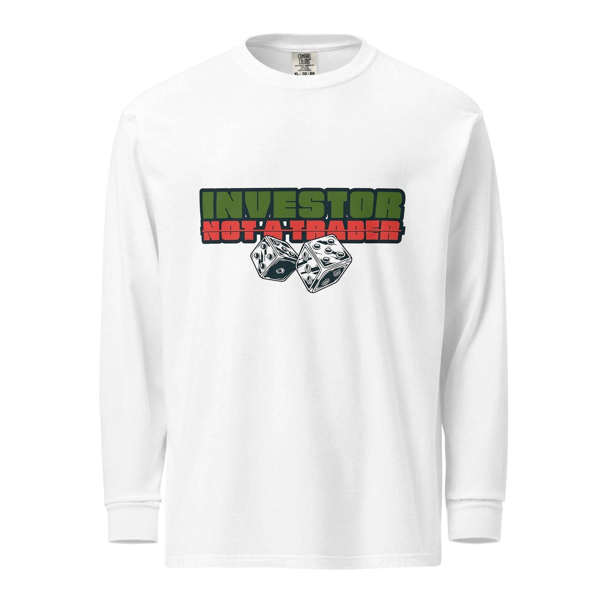 Investor | Not A Trader Long Sleeve T-Shirt - InvestmenTees