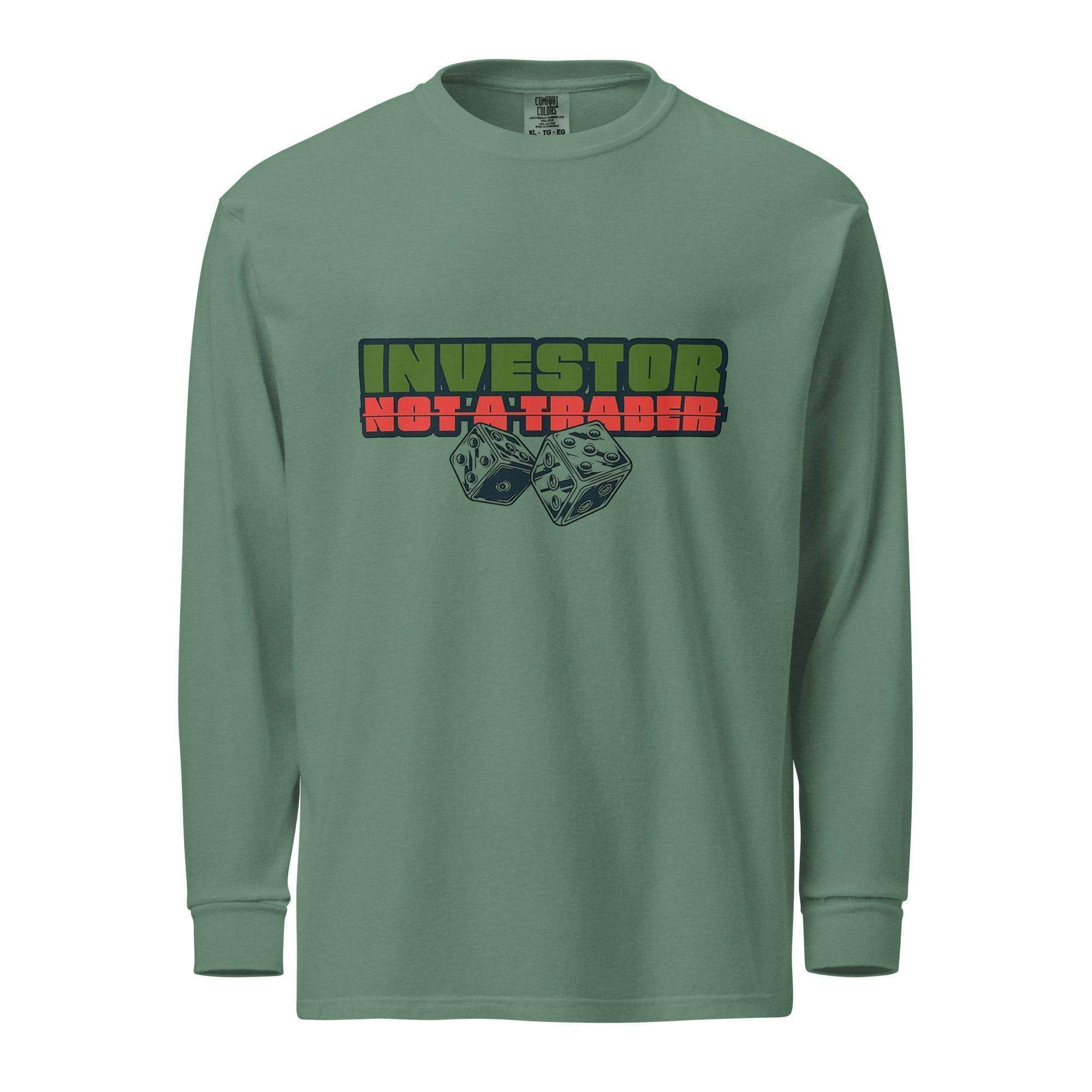 Investor | Not A Trader Long Sleeve T-Shirt - InvestmenTees