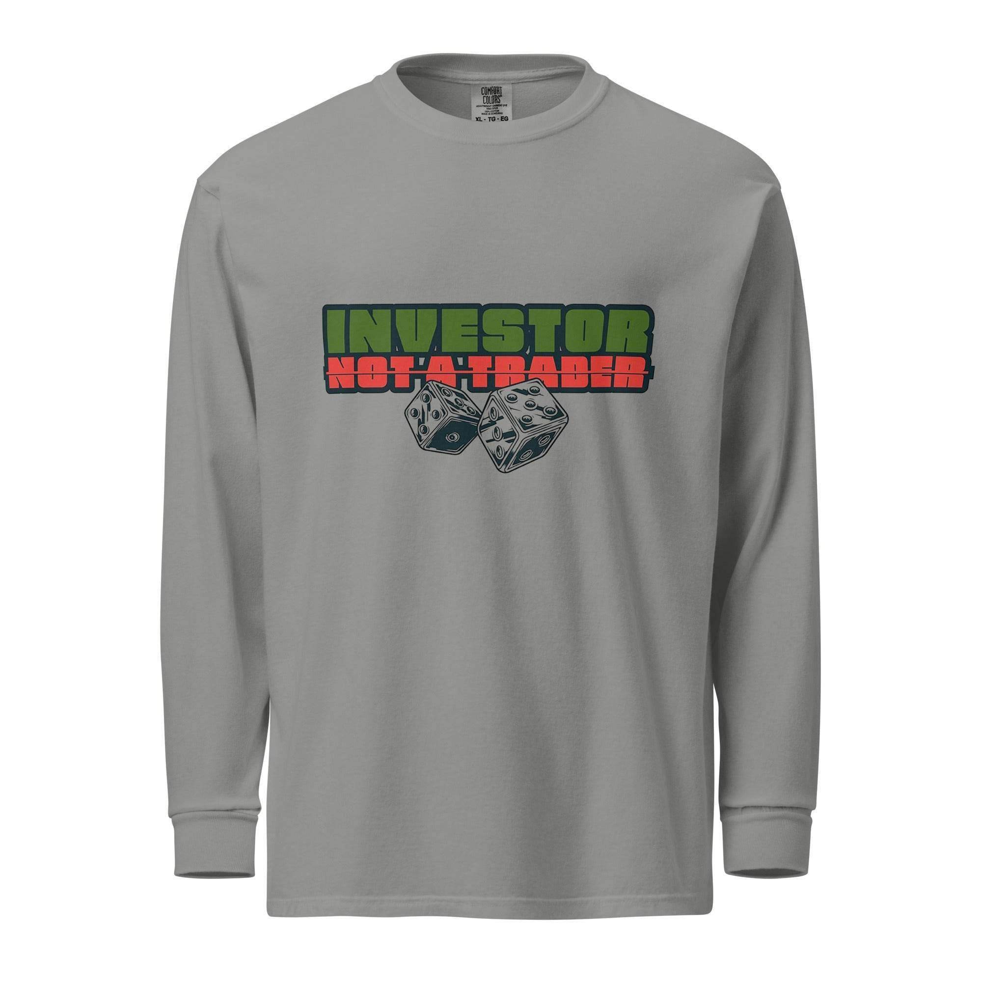 Investor | Not A Trader Long Sleeve T-Shirt - InvestmenTees