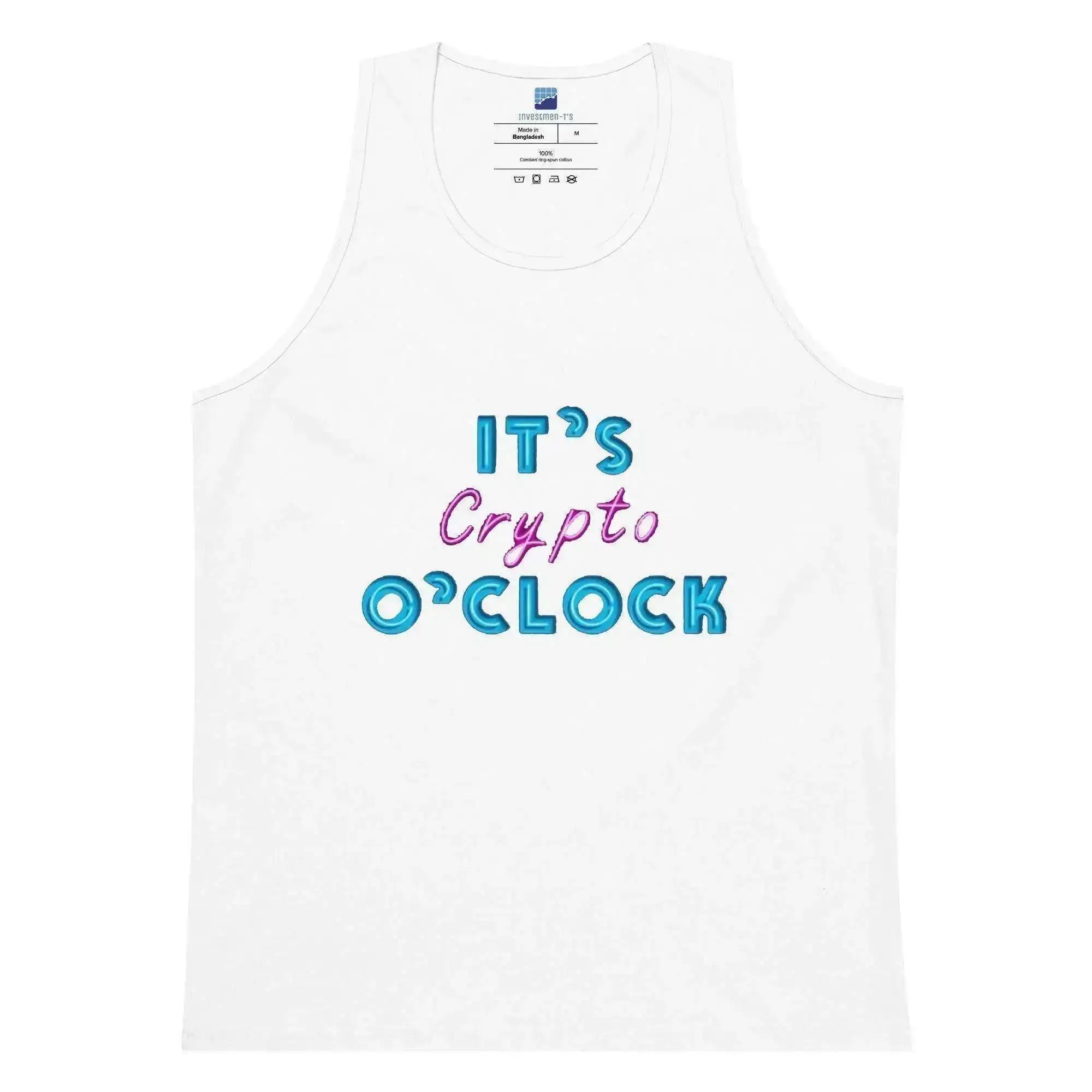 It's Crypto O' Clock Tank Top - InvestmenTees