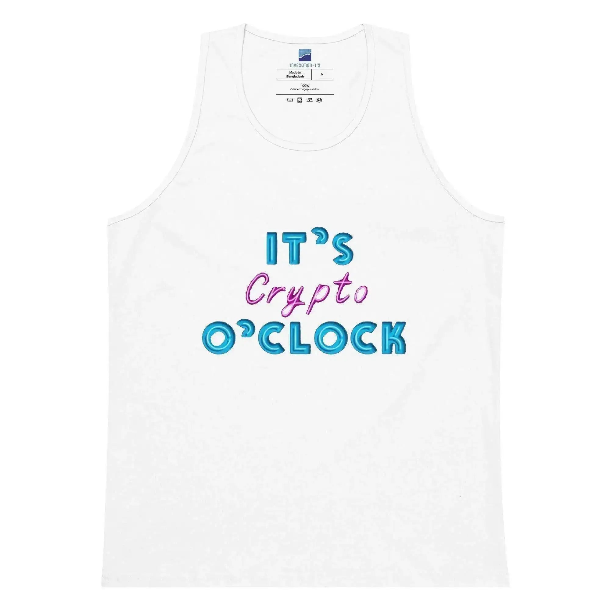 It's Crypto O' Clock Tank Top - InvestmenTees