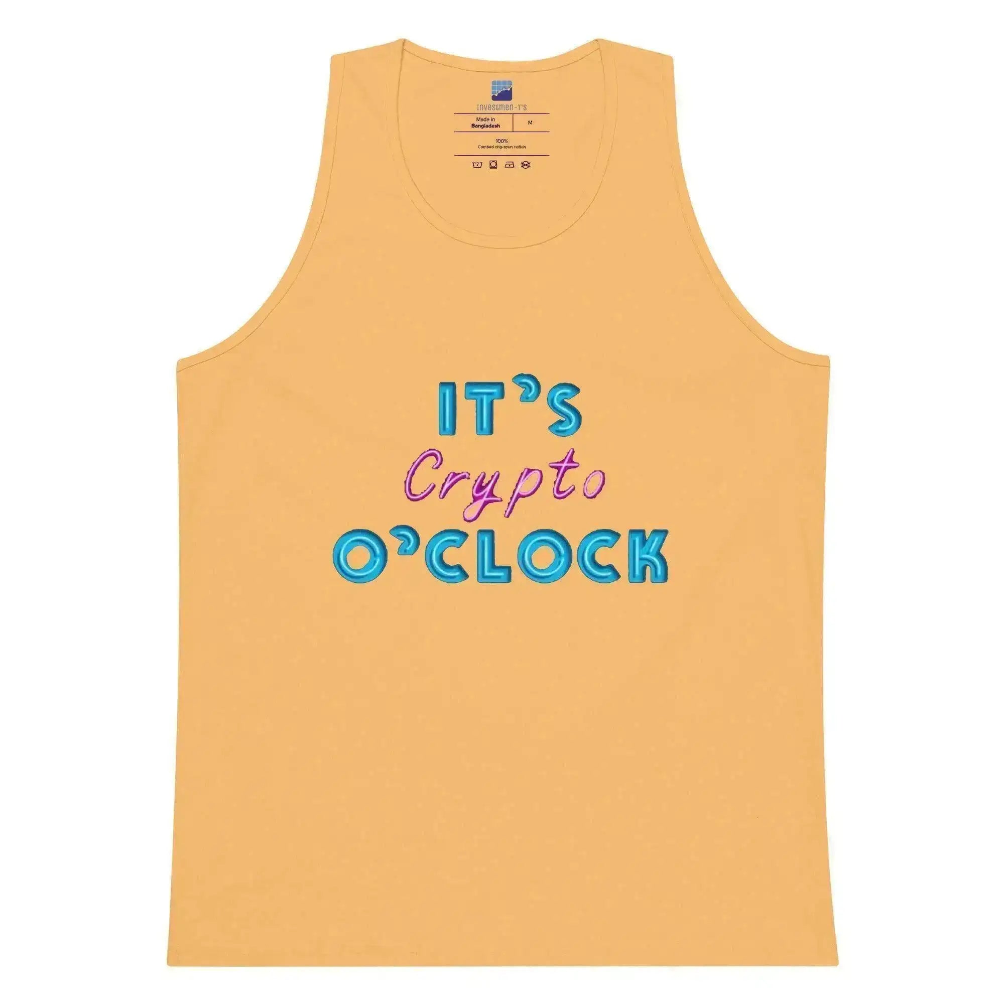 It's Crypto O' Clock Tank Top - InvestmenTees