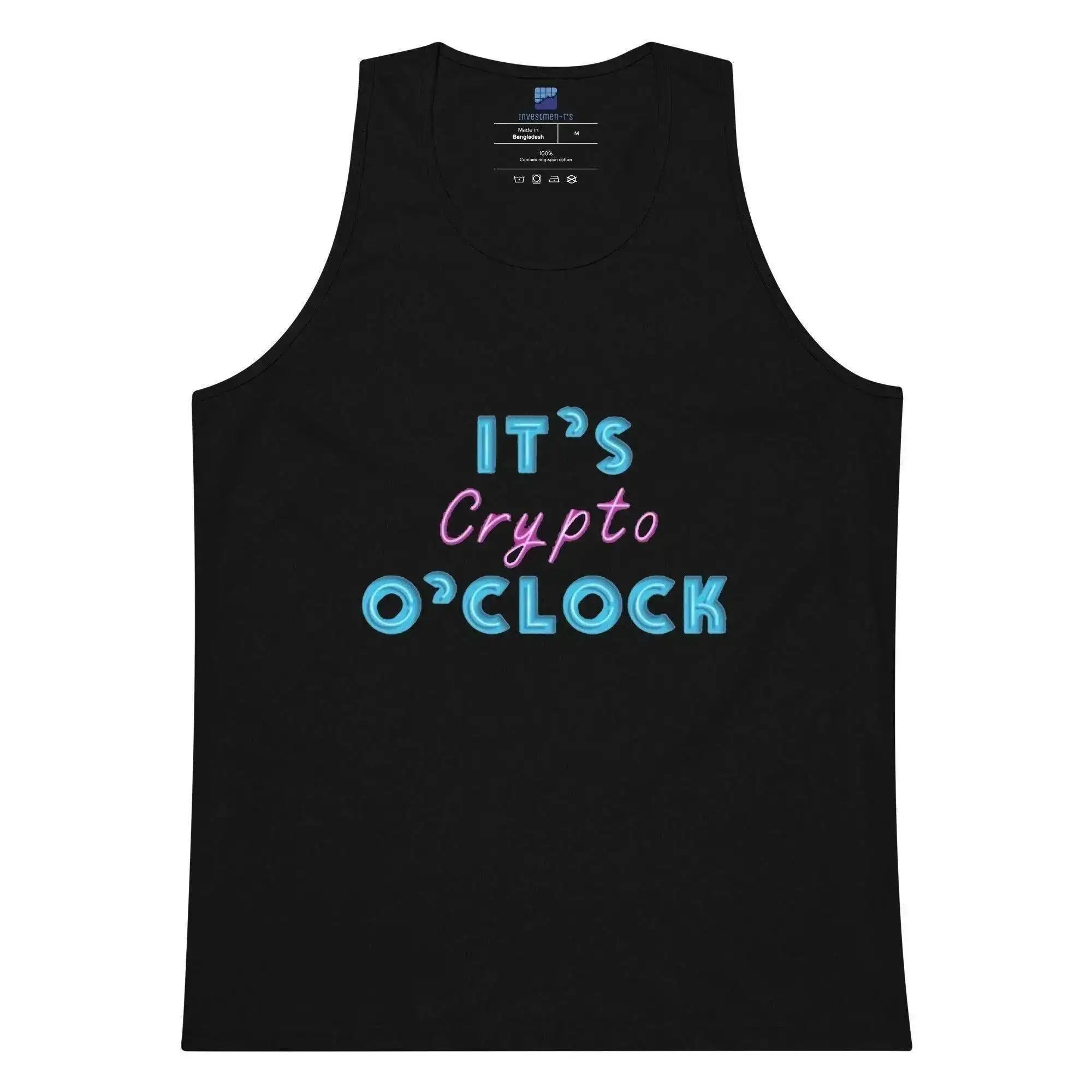 It's Crypto O' Clock Tank Top - InvestmenTees
