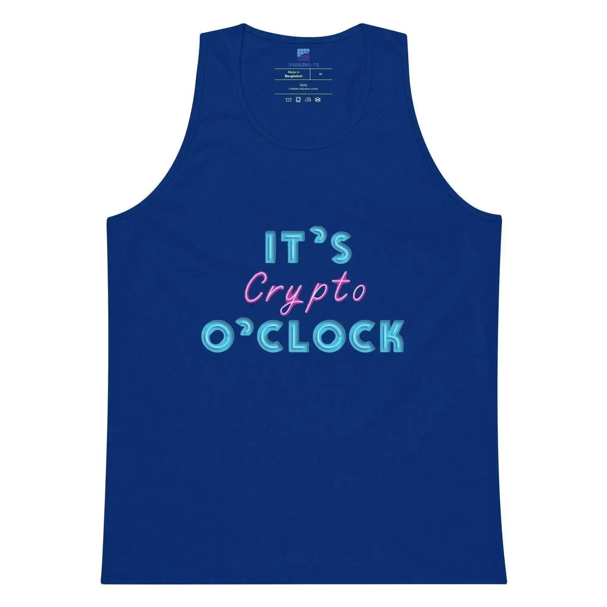 It's Crypto O' Clock Tank Top - InvestmenTees