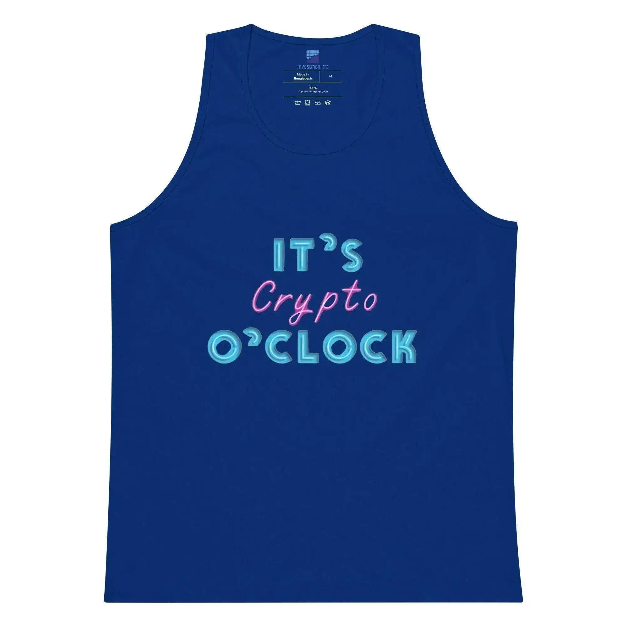 It's Crypto O' Clock Tank Top - InvestmenTees