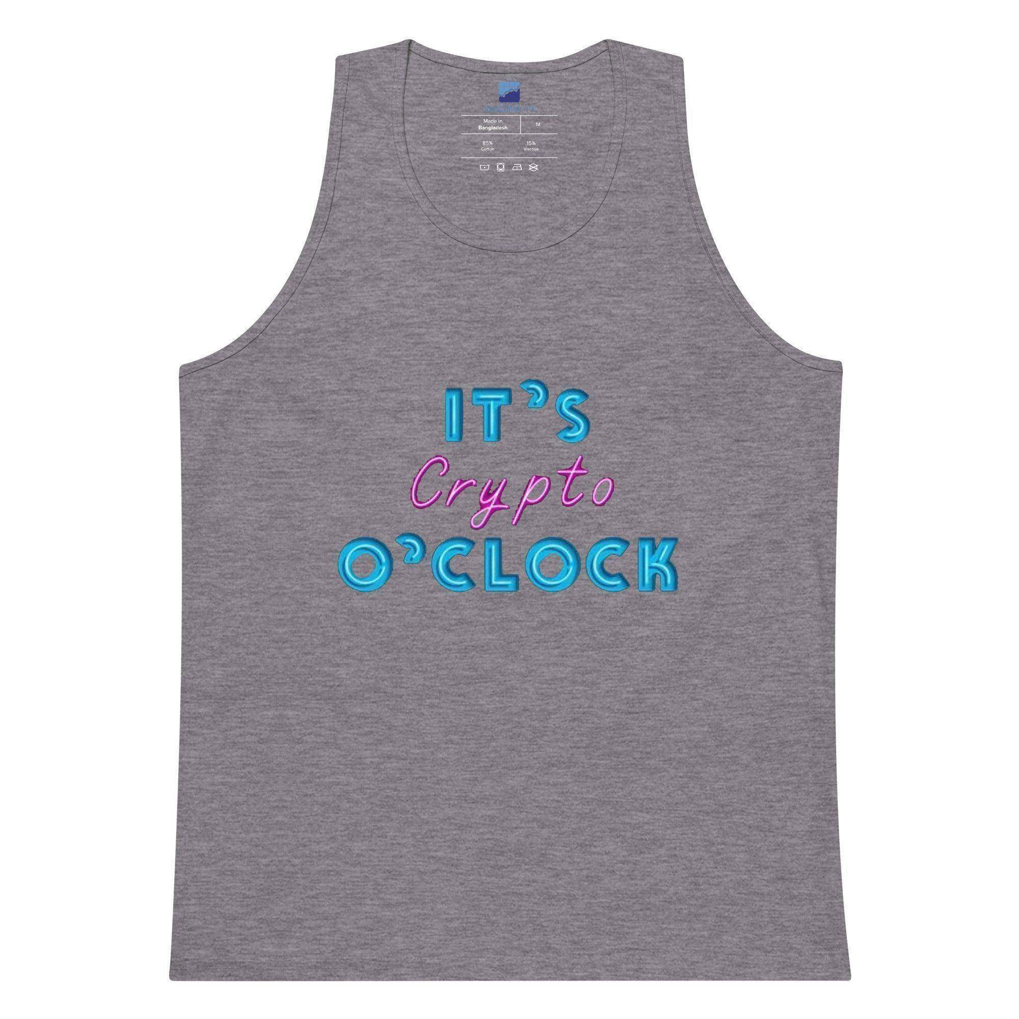 It's Crypto O' Clock Tank Top - InvestmenTees