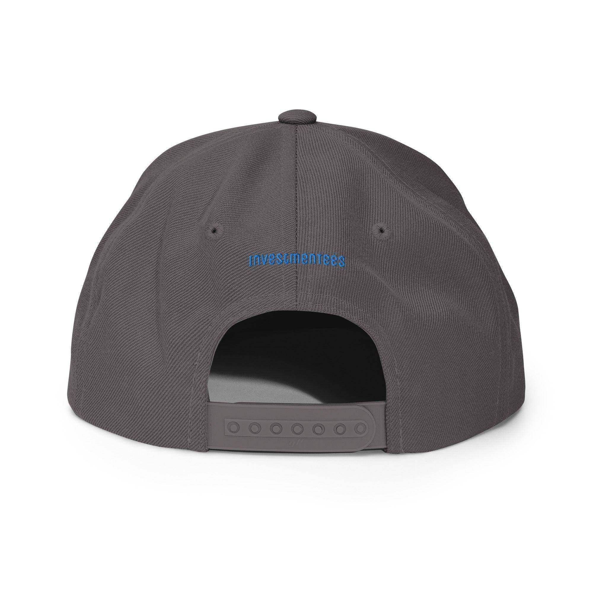 King Bitcoin Snapback Hat - InvestmenTees