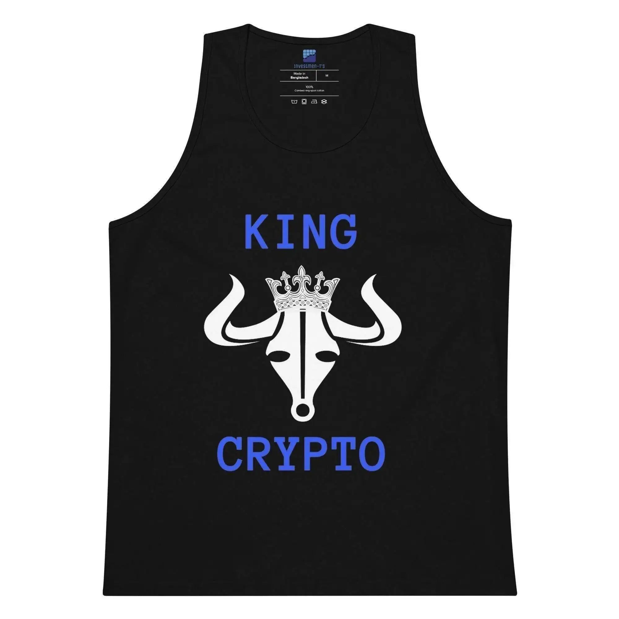 King Crypto Tank Top - InvestmenTees