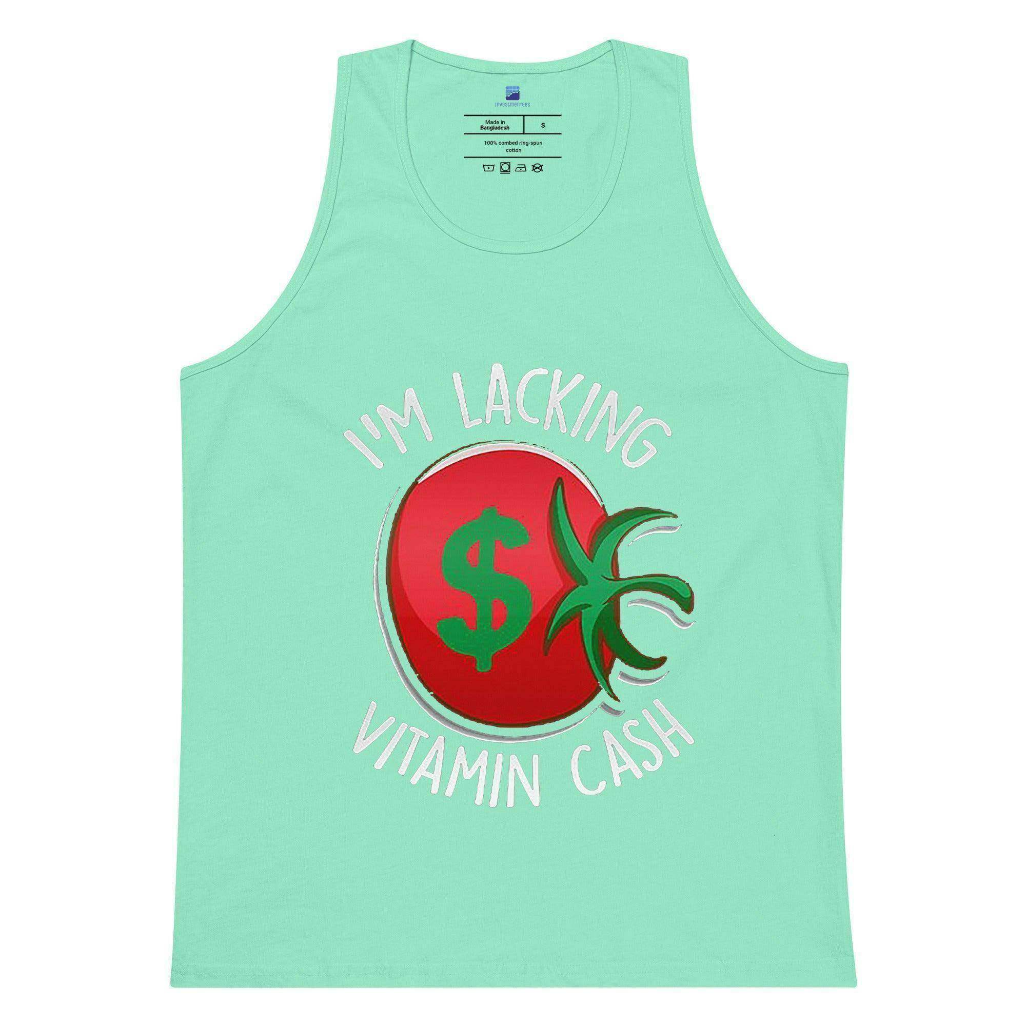 Lacking Vitamin Cash Tank Top - InvestmenTees