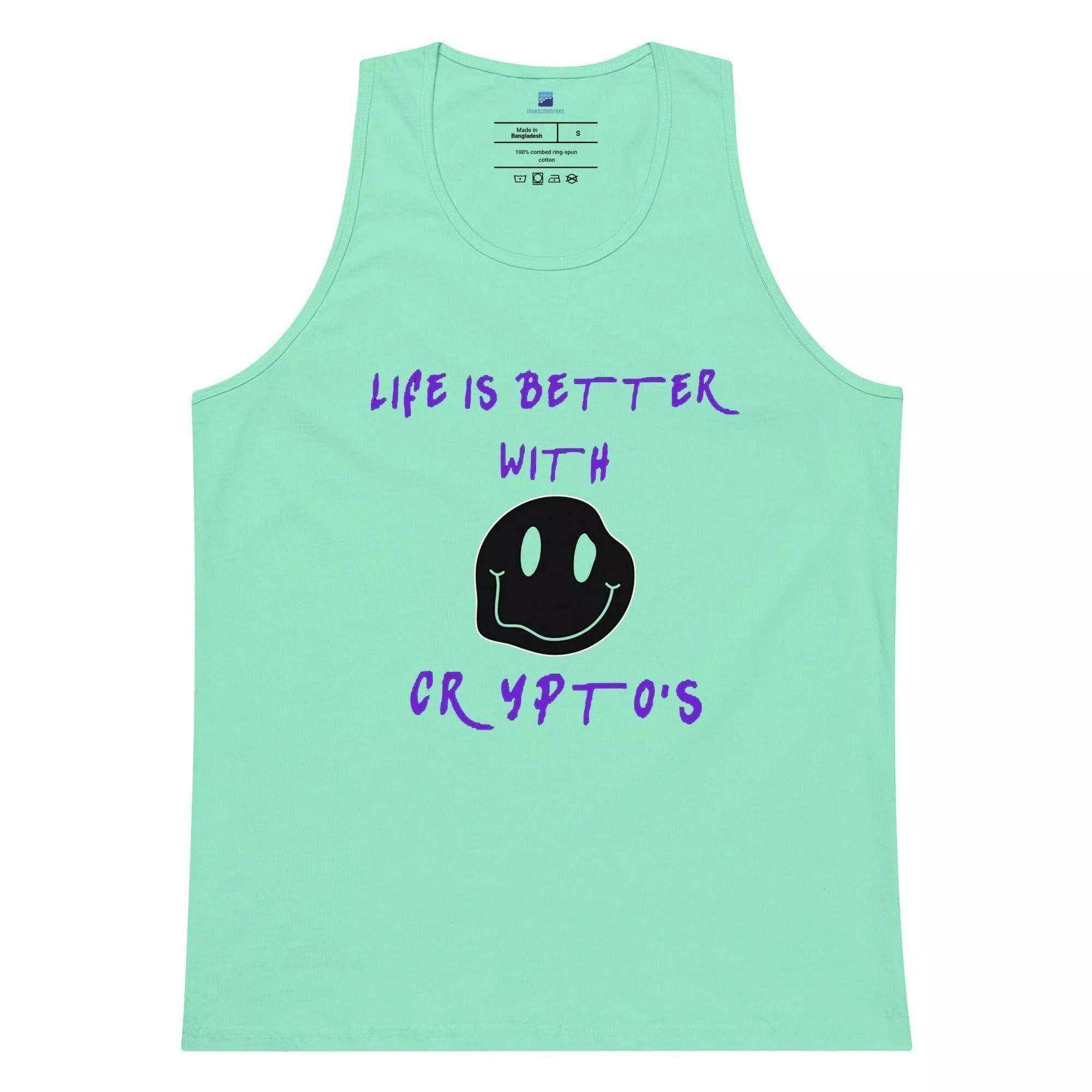 Life Is Better With Cryptos Tank Top - InvestmenTees