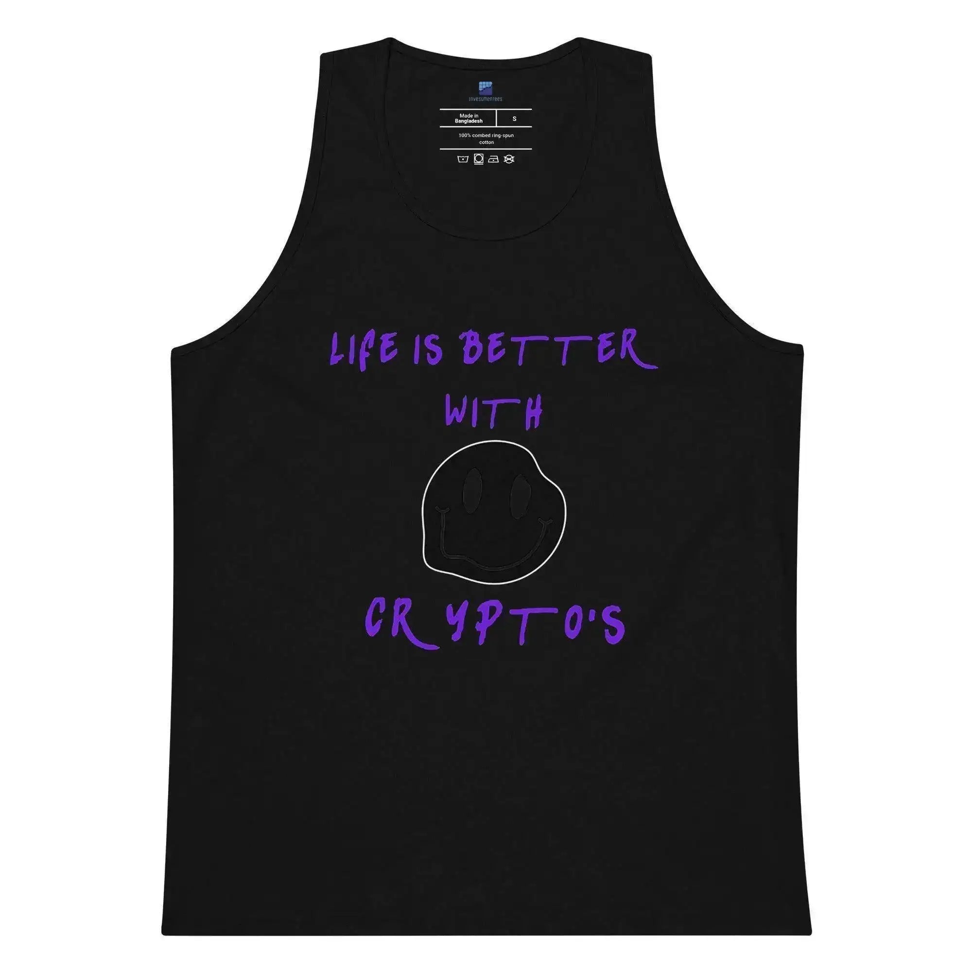 Life Is Better With Cryptos Tank Top - InvestmenTees