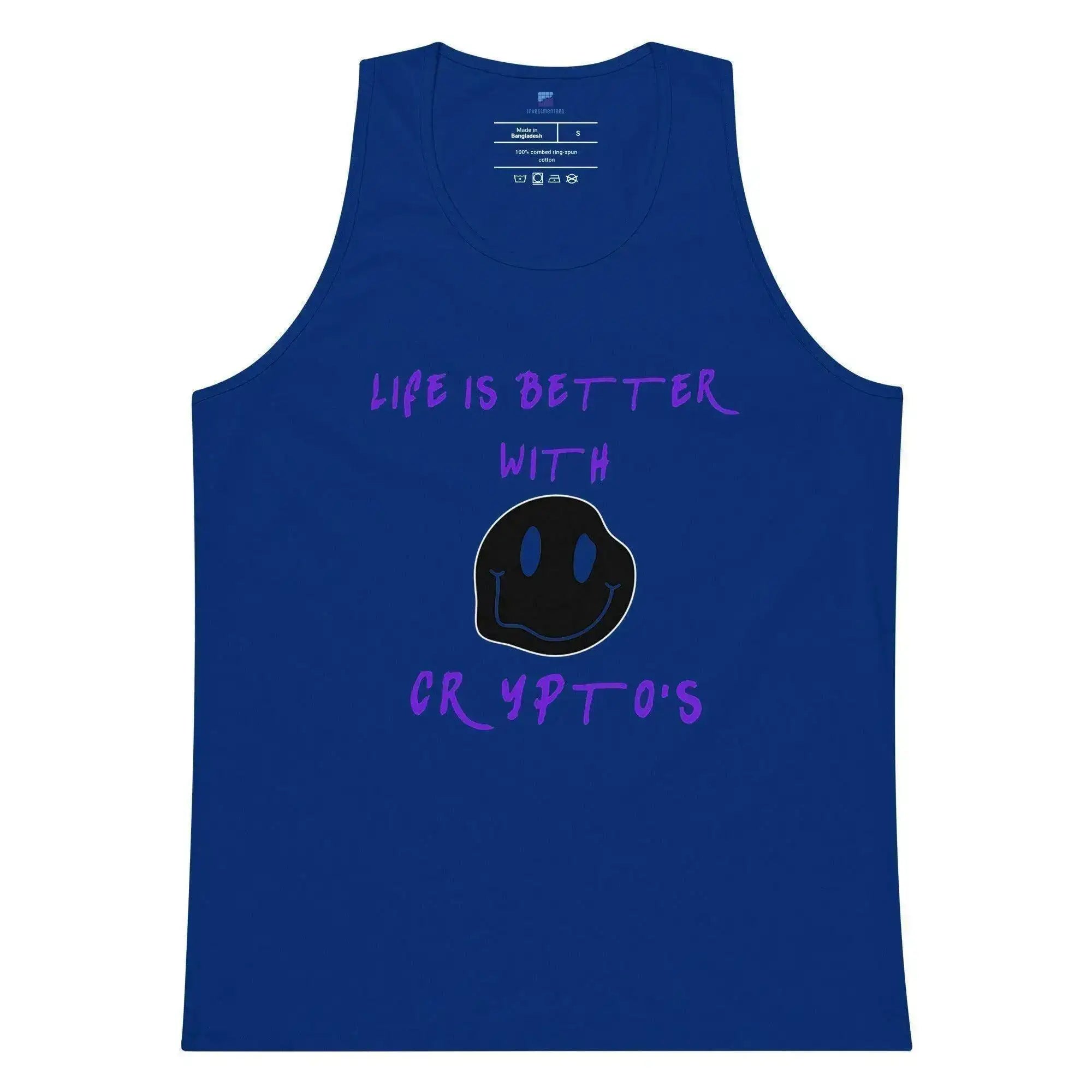 Life Is Better With Cryptos Tank Top - InvestmenTees