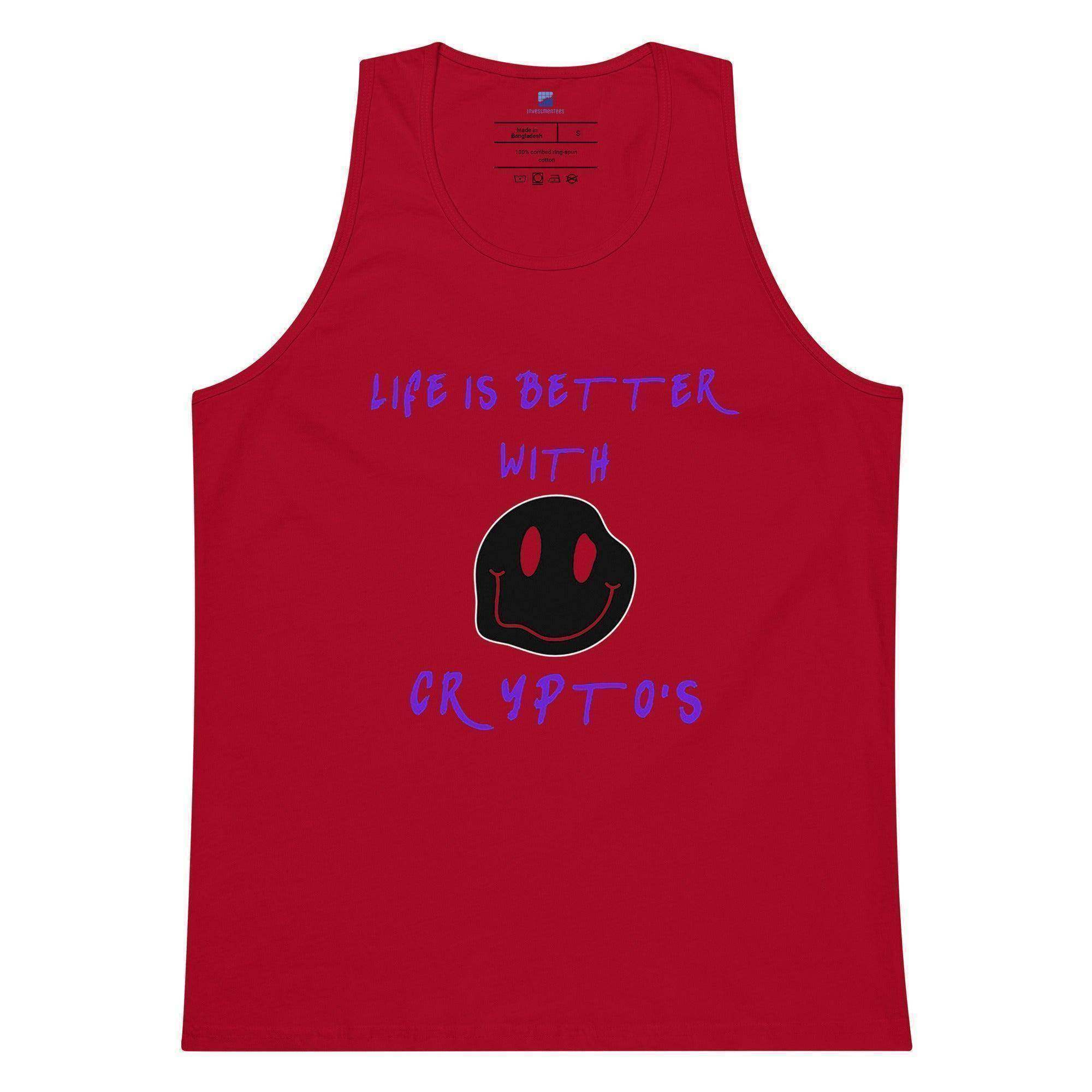 Life Is Better With Cryptos Tank Top - InvestmenTees