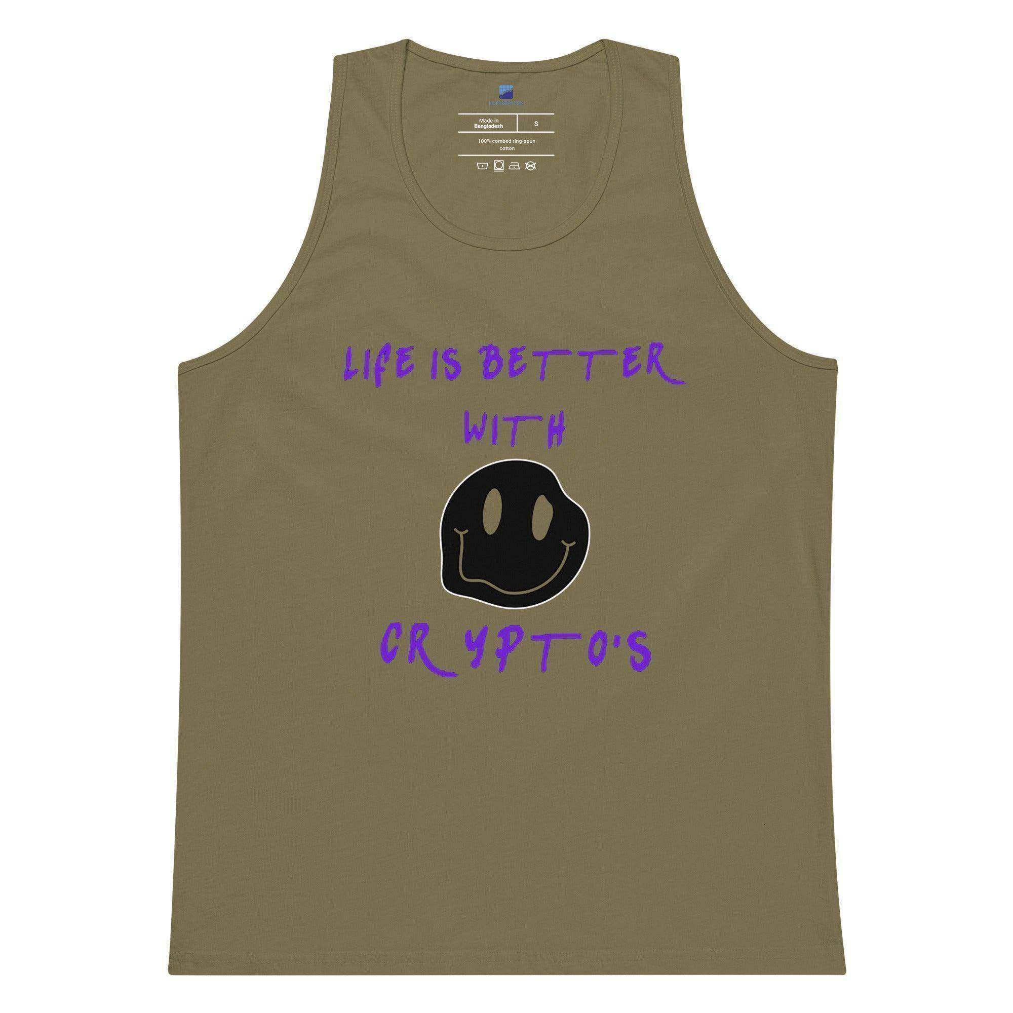 Life Is Better With Cryptos Tank Top - InvestmenTees