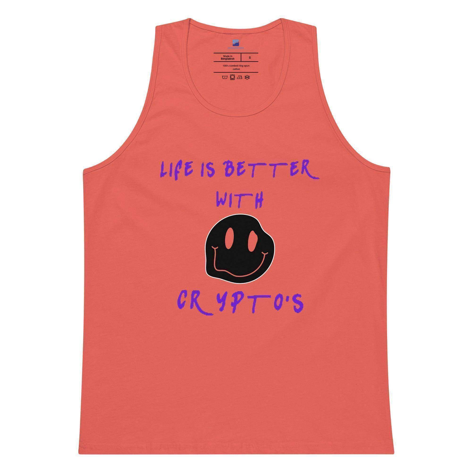 Life Is Better With Cryptos Tank Top - InvestmenTees