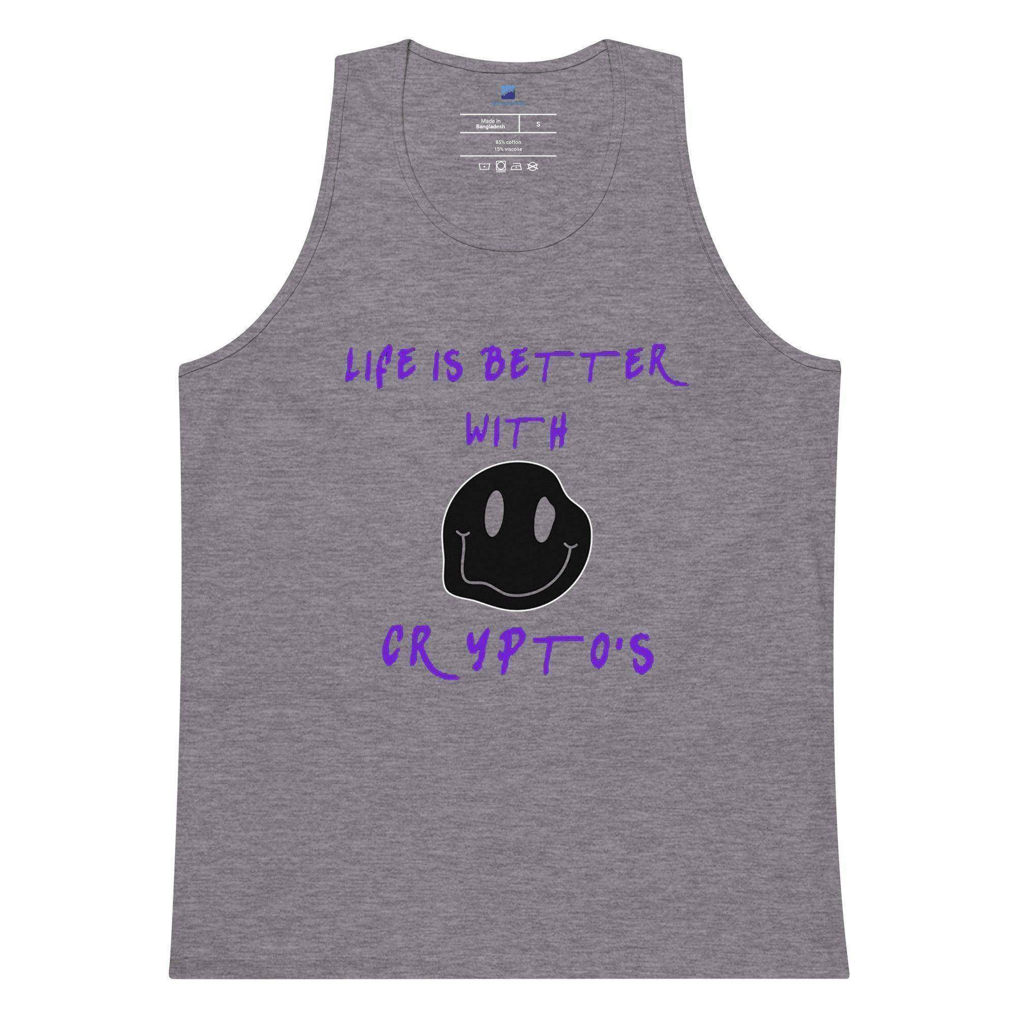 Life Is Better With Cryptos Tank Top - InvestmenTees