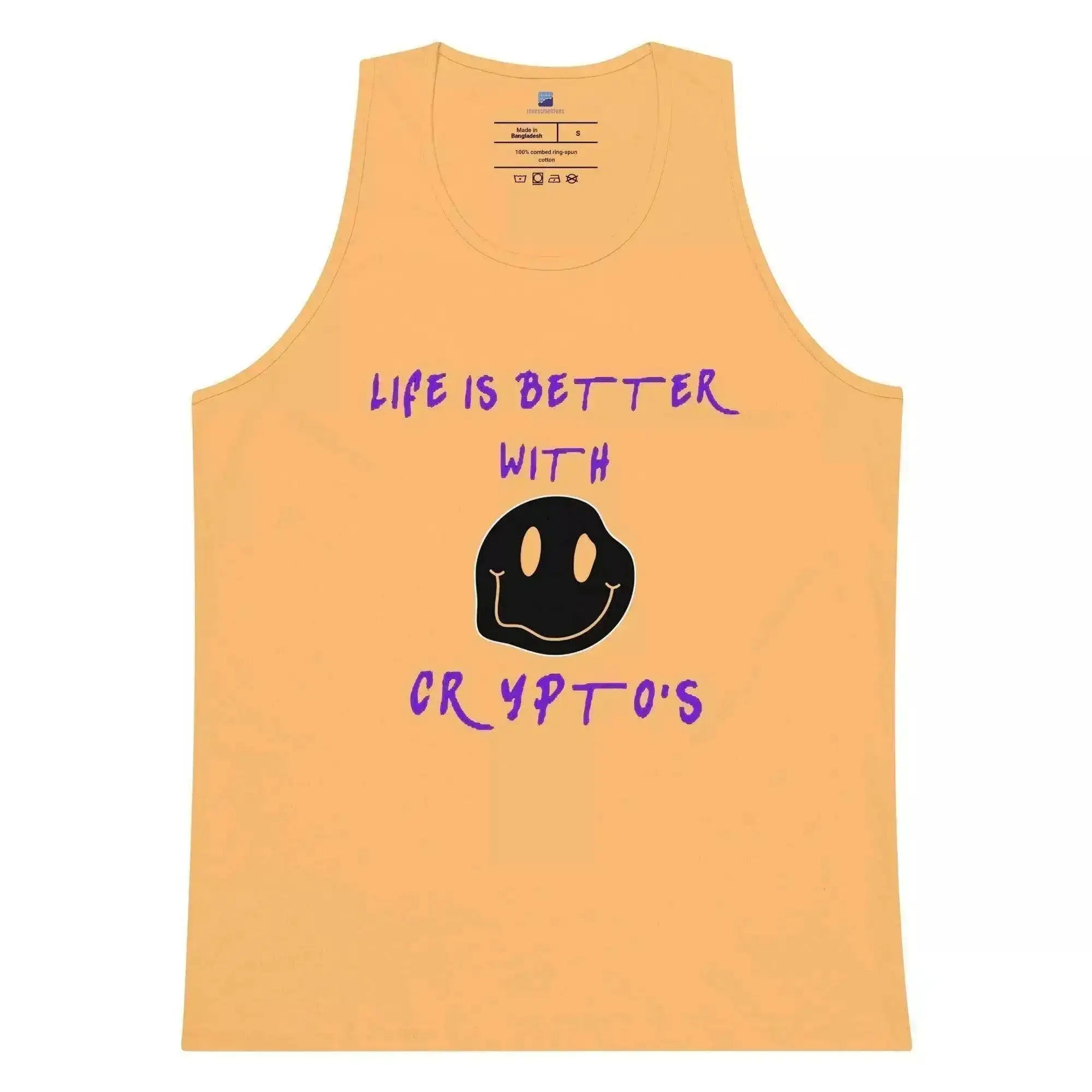 Life Is Better With Cryptos Tank Top - InvestmenTees