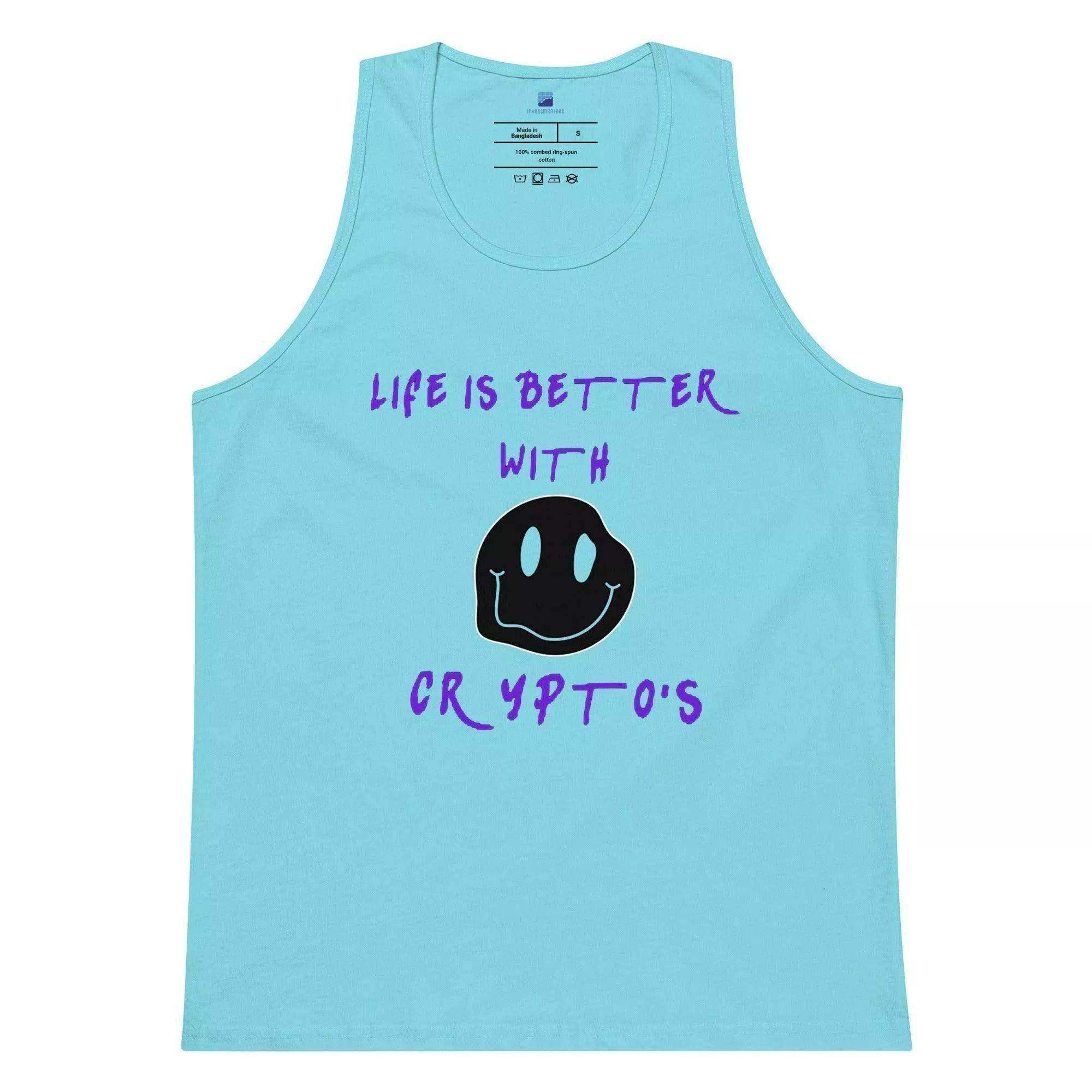 Life Is Better With Cryptos Tank Top - InvestmenTees