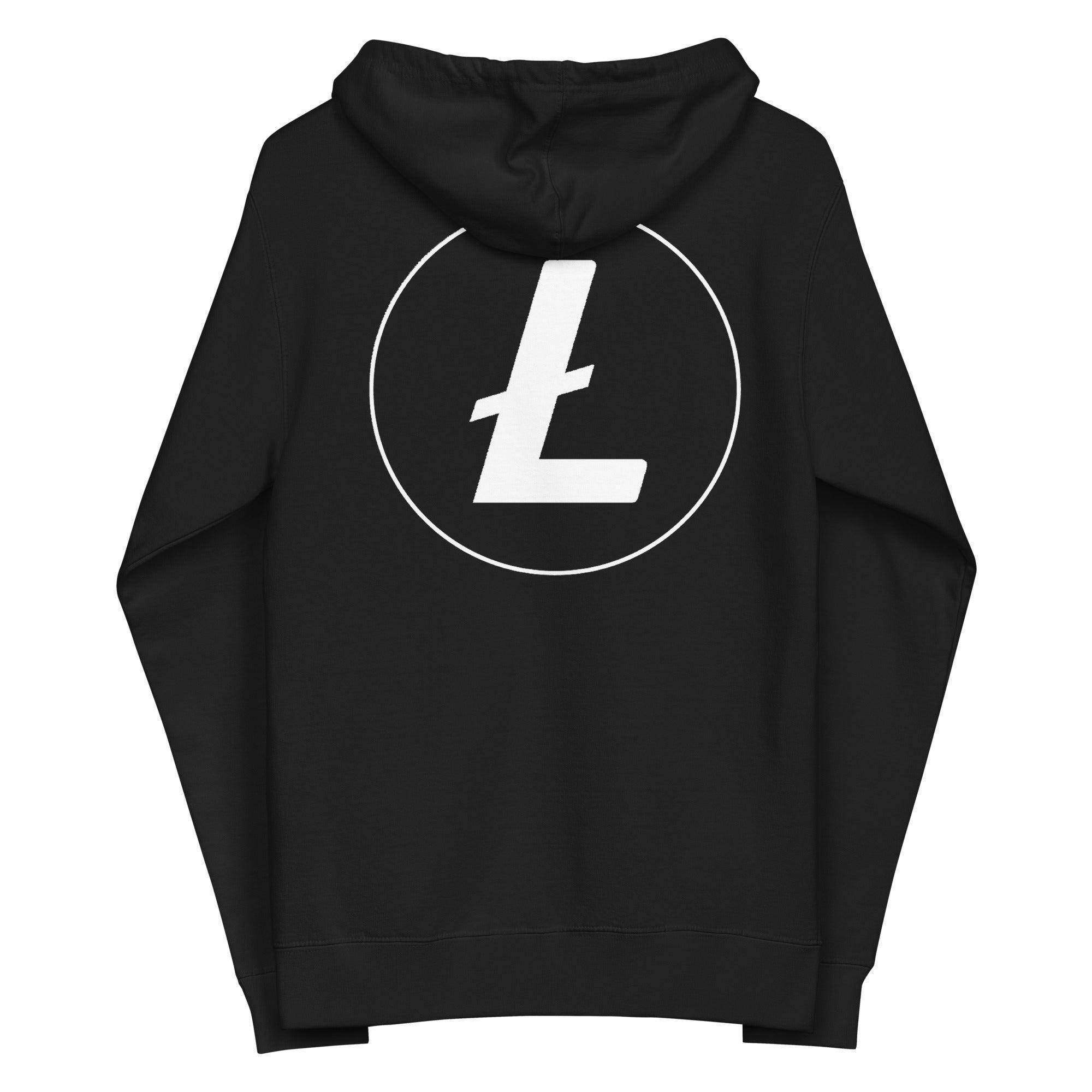 Litecoin-ZH Zip Up Hoodie - InvestmenTees