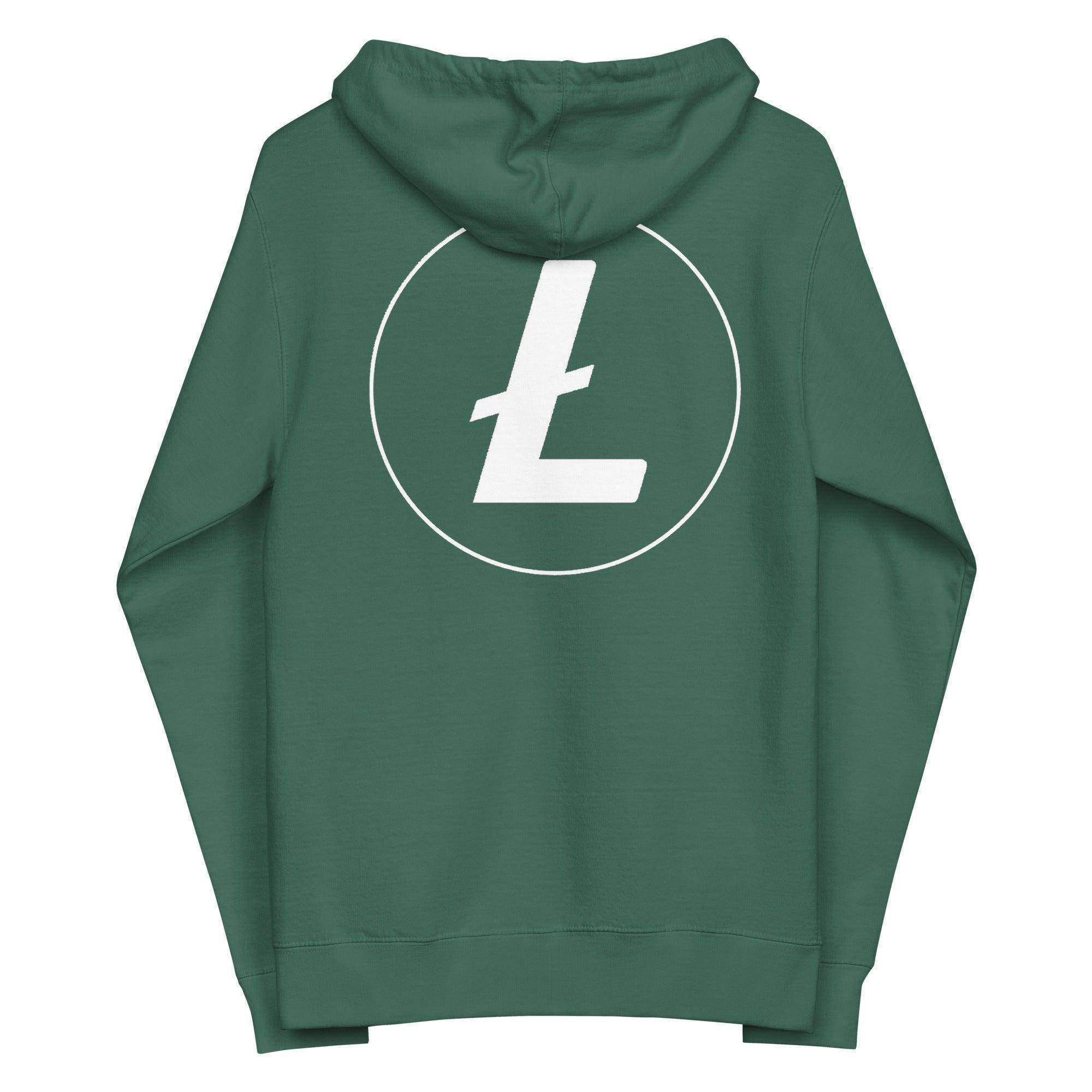 Litecoin-ZH Zip Up Hoodie - InvestmenTees