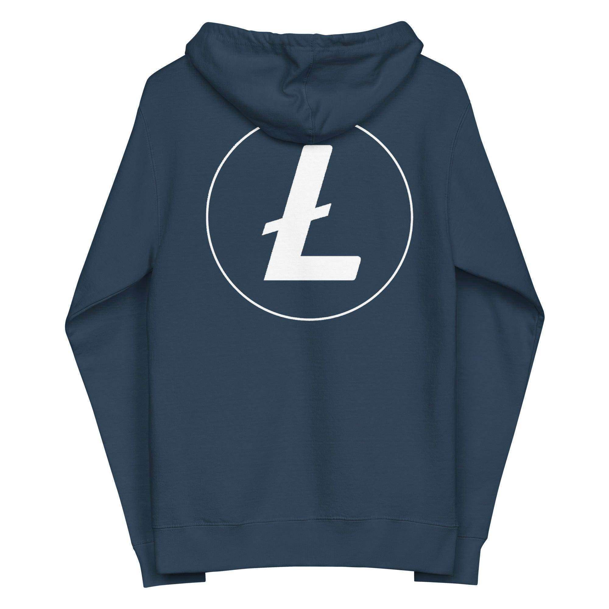 Litecoin-ZH Zip Up Hoodie - InvestmenTees