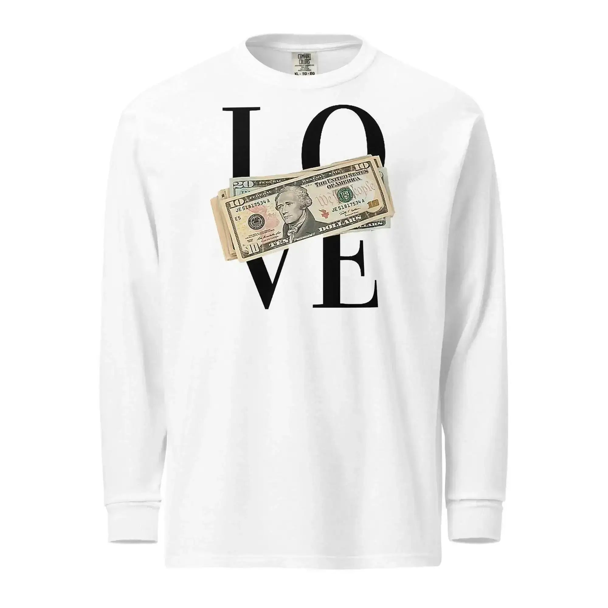 LOVE Money Long Sleeve T-Shirt - InvestmenTees