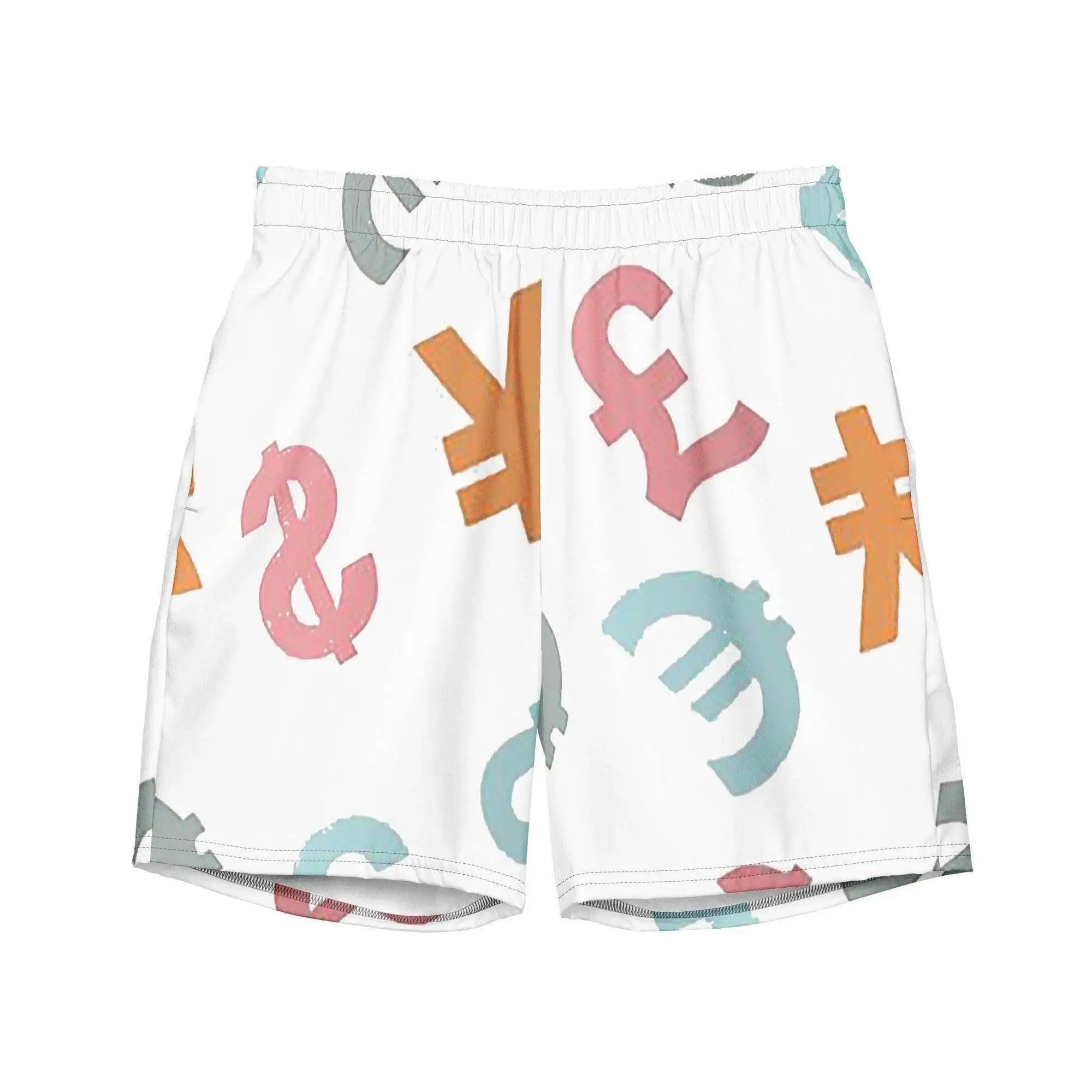 Major Currencies Swim Trunks - InvestmenTees