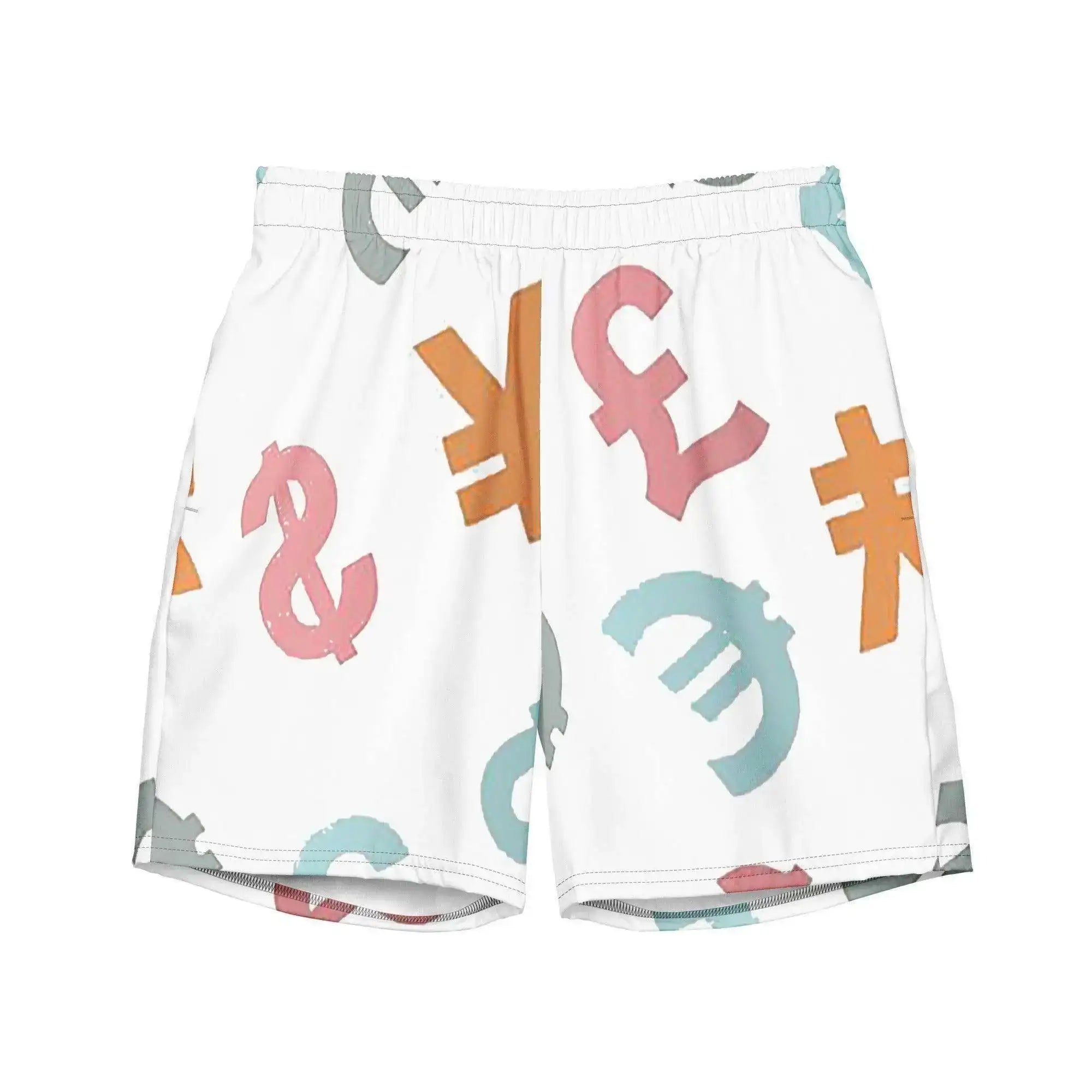 Major Currencies Swim Trunks - InvestmenTees