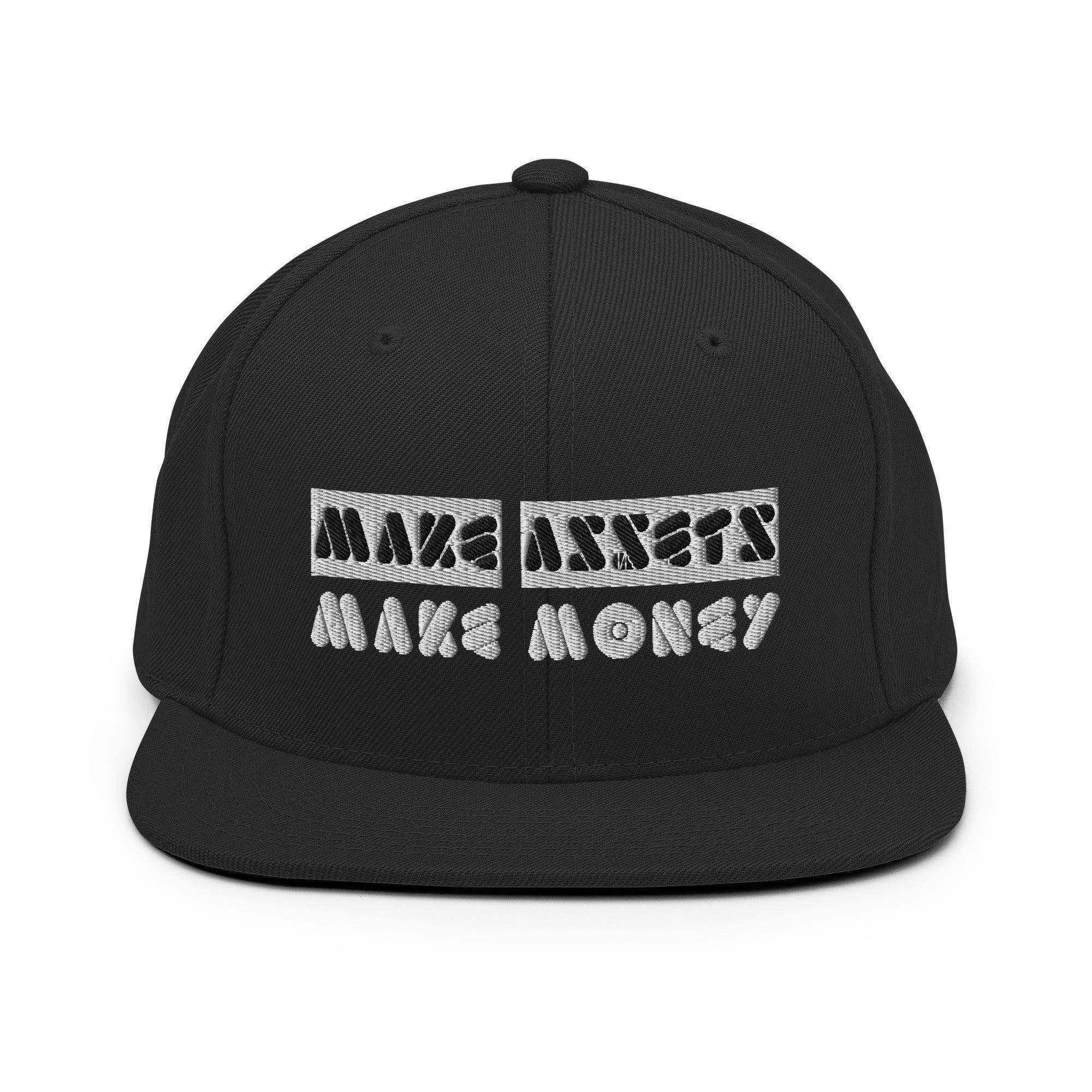 Make Assets | Make Money Snapback Hat - InvestmenTees
