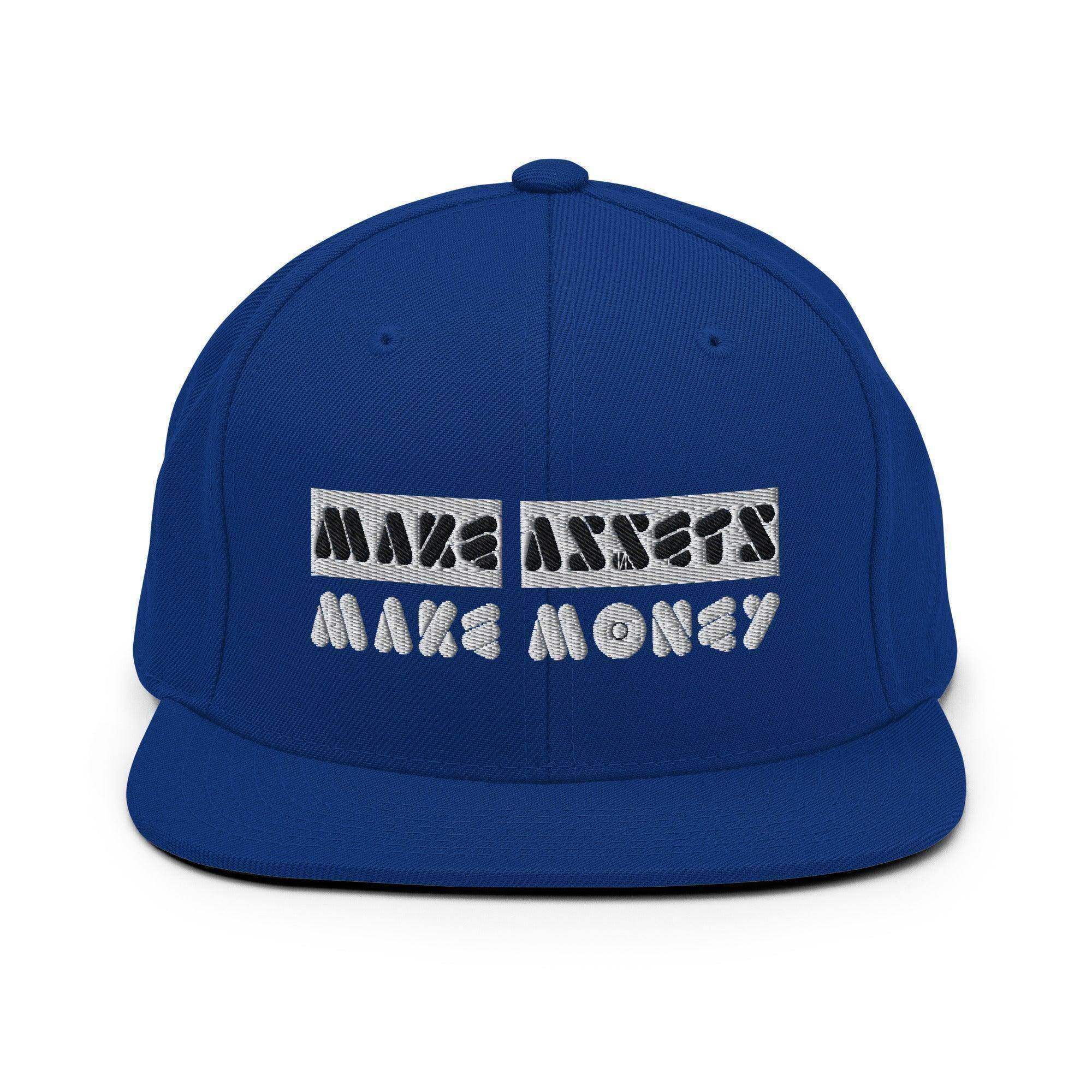 Make Assets | Make Money Snapback Hat - InvestmenTees