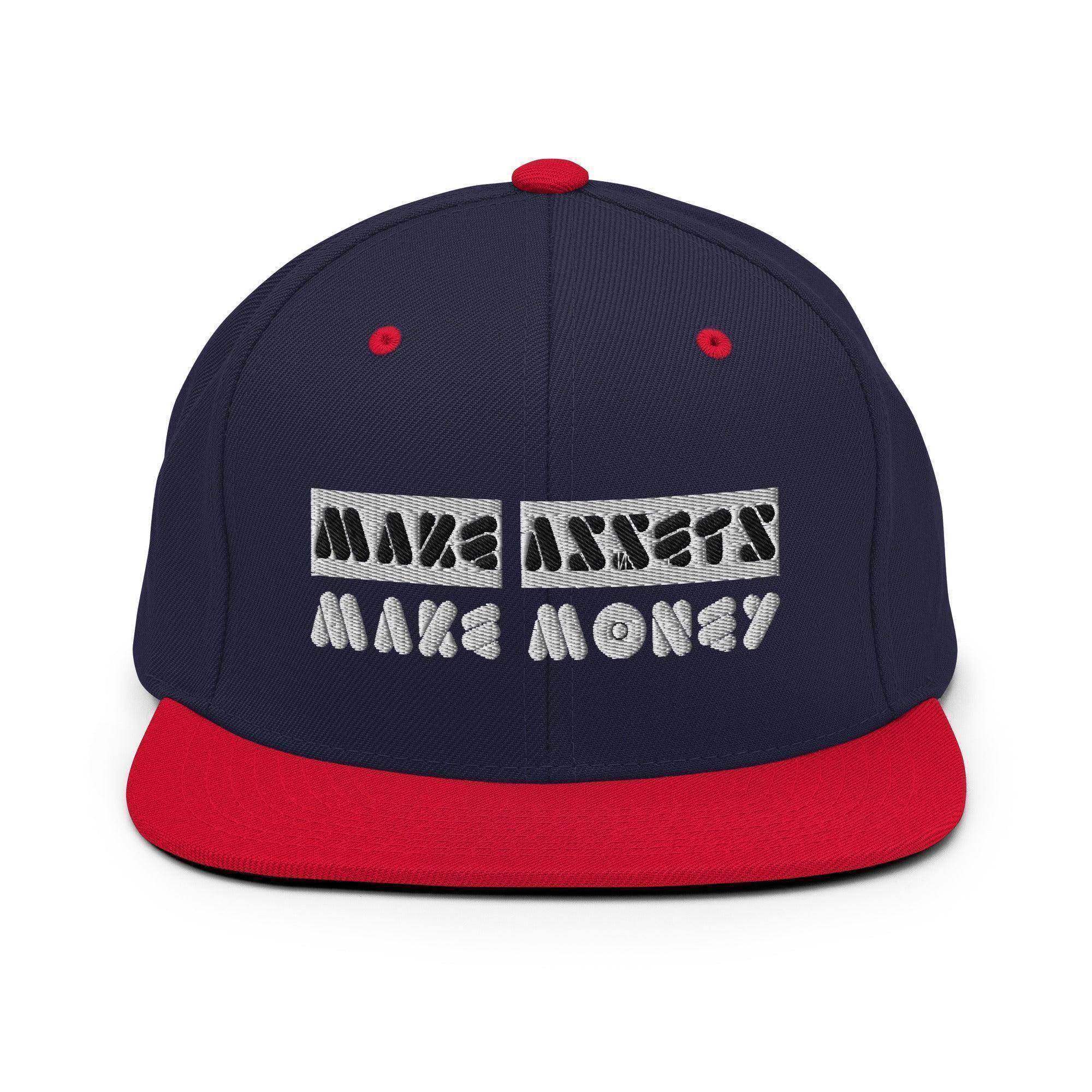 Make Assets | Make Money Snapback Hat - InvestmenTees