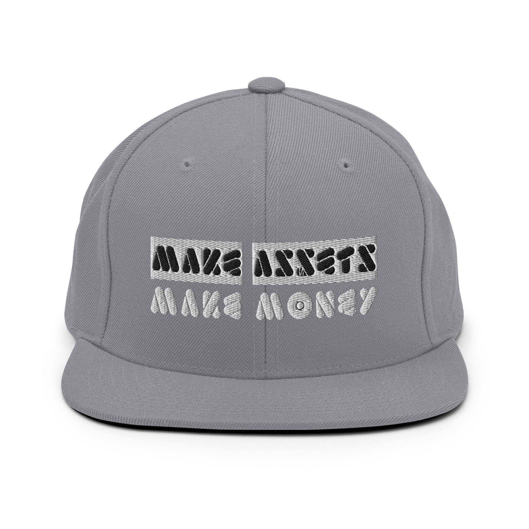 Make Assets | Make Money Snapback Hat - InvestmenTees