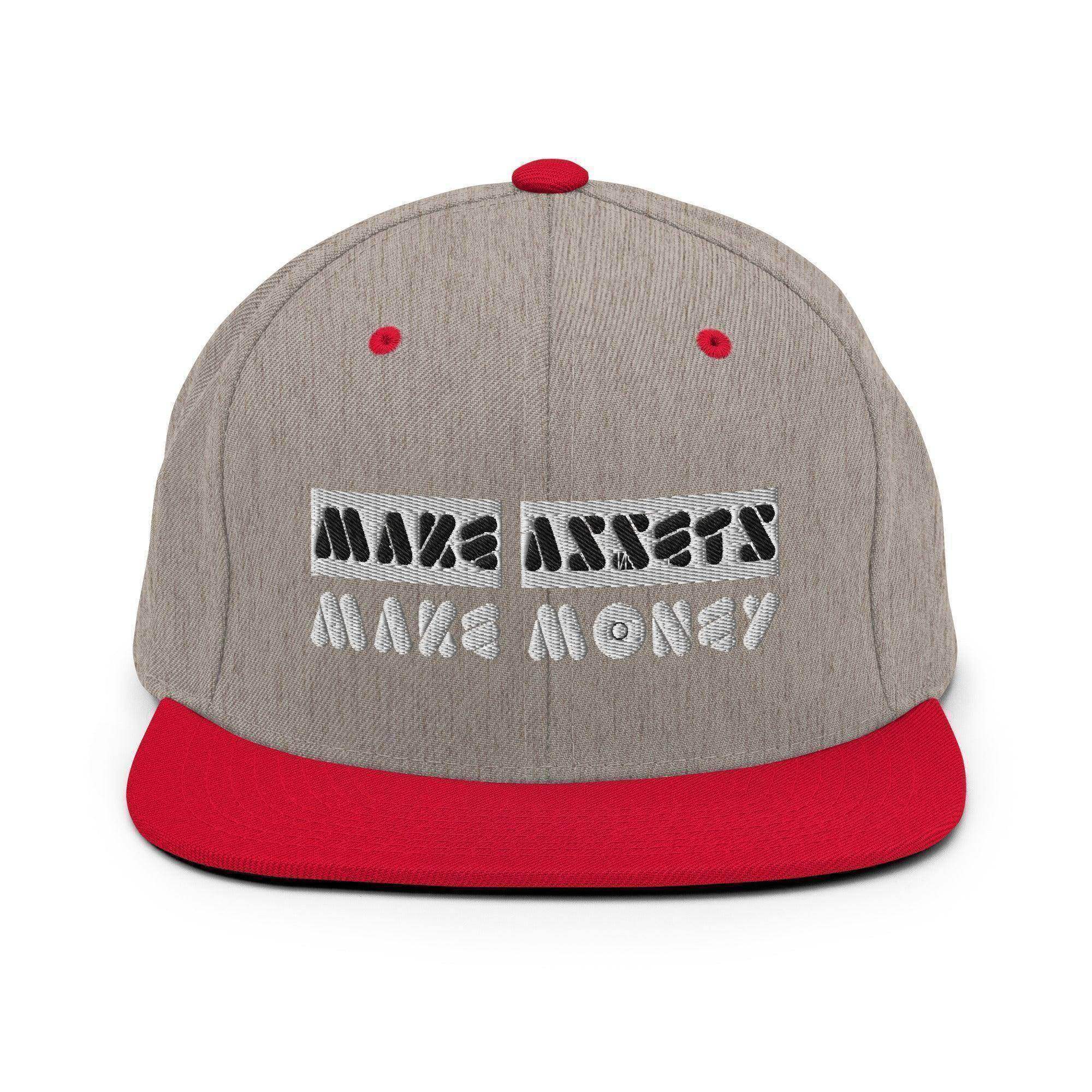 Make Assets | Make Money Snapback Hat - InvestmenTees