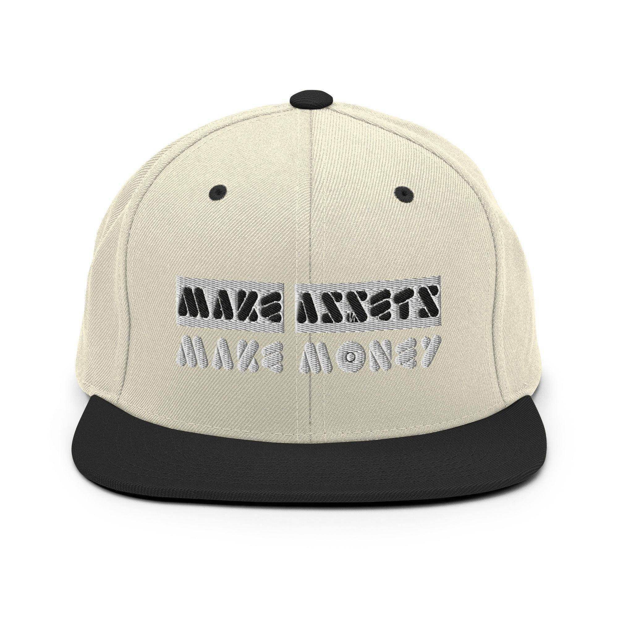 Make Assets | Make Money Snapback Hat - InvestmenTees