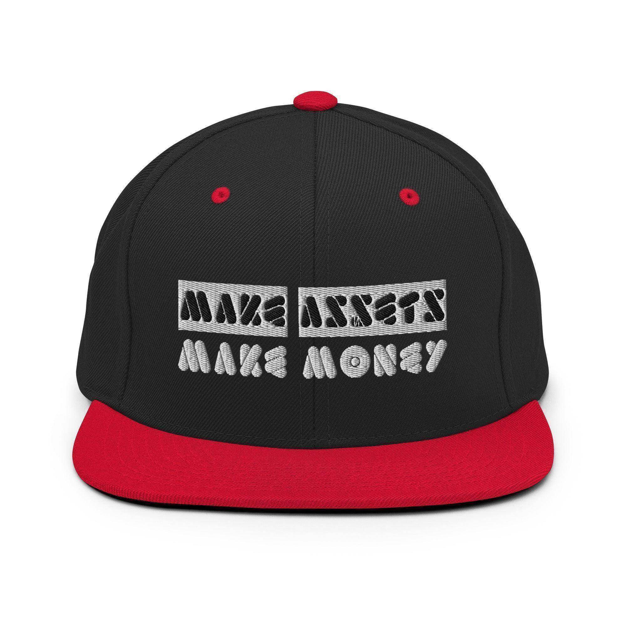 Make Assets | Make Money Snapback Hat - InvestmenTees
