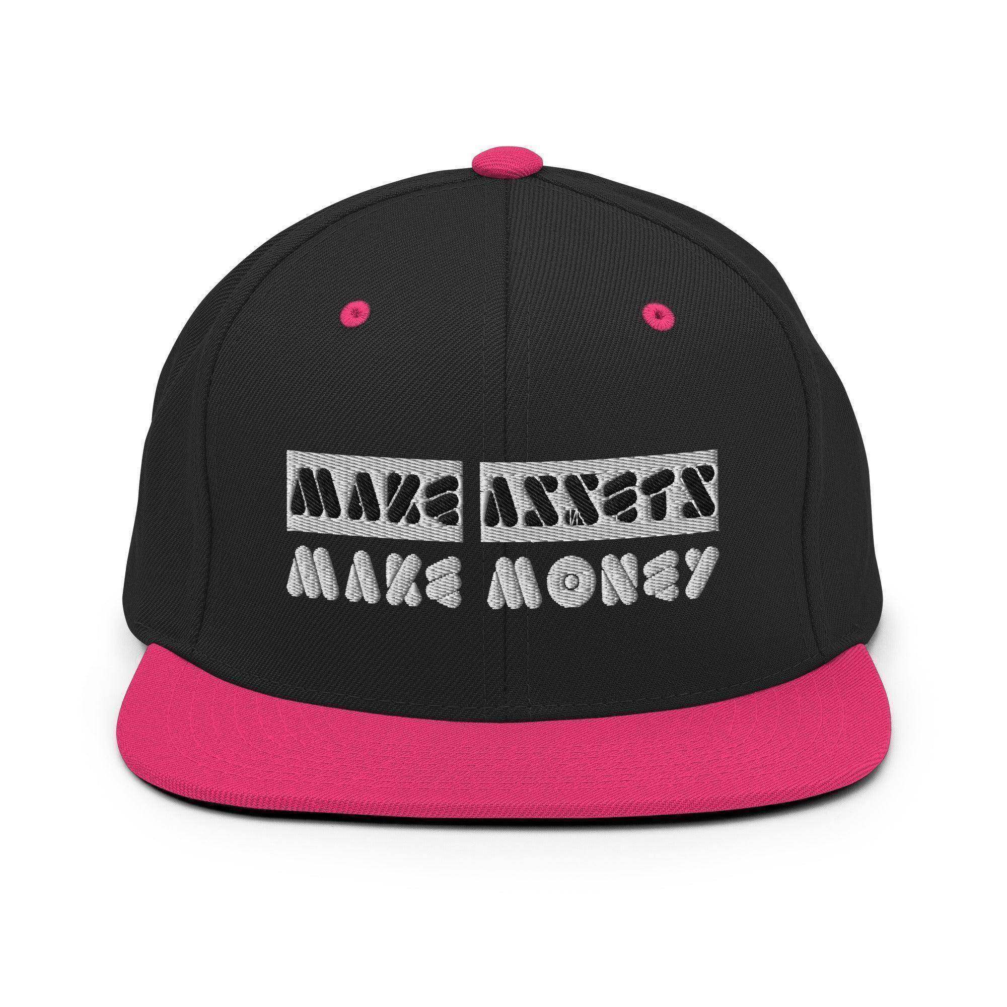 Make Assets | Make Money Snapback Hat - InvestmenTees