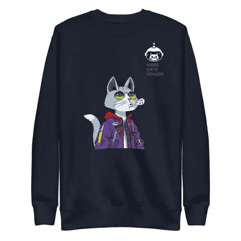 Mars Cats Voyage 1 Sweatshirt - InvestmenTees