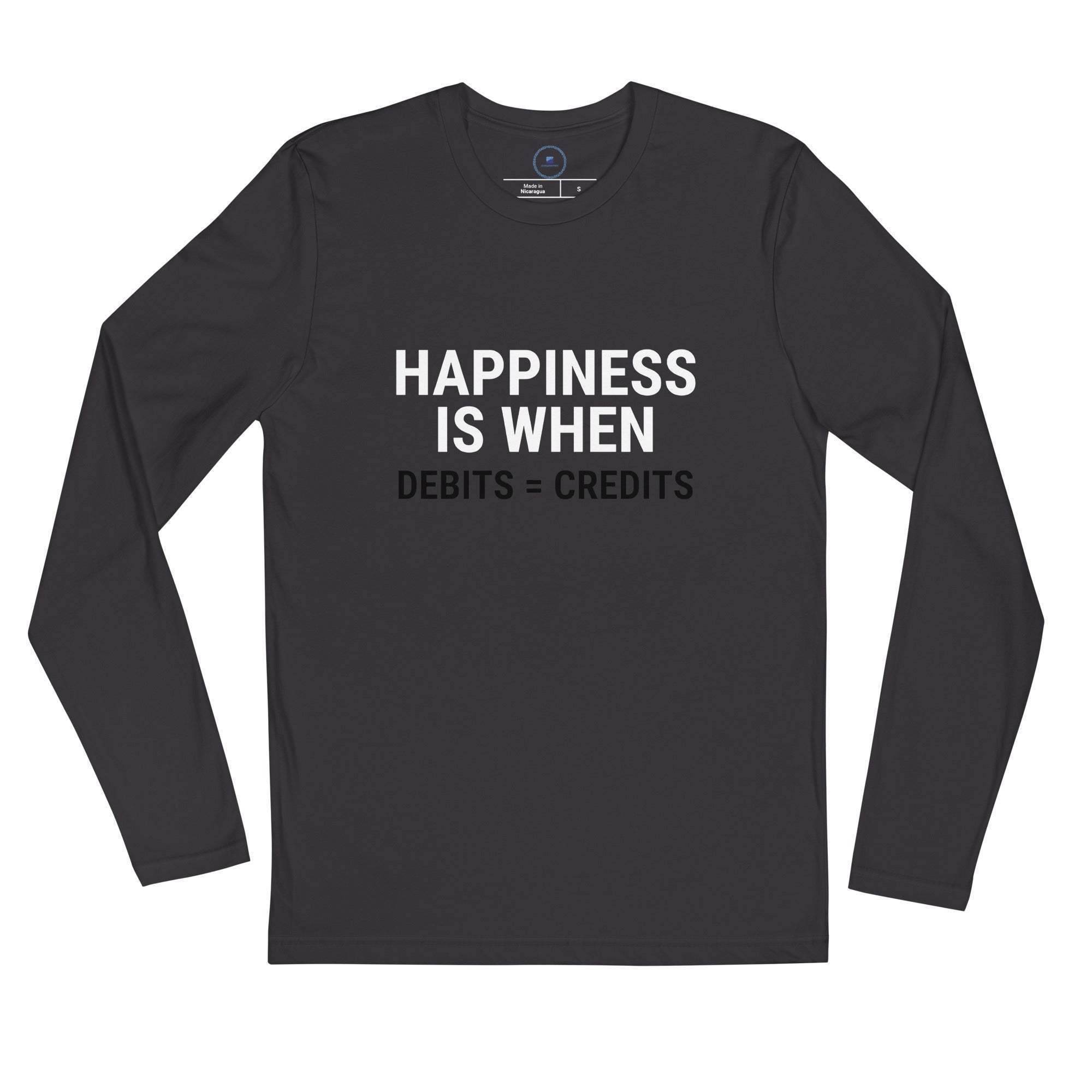 Debits=Credits Long Sleeve T-Shirt - InvestmenTees