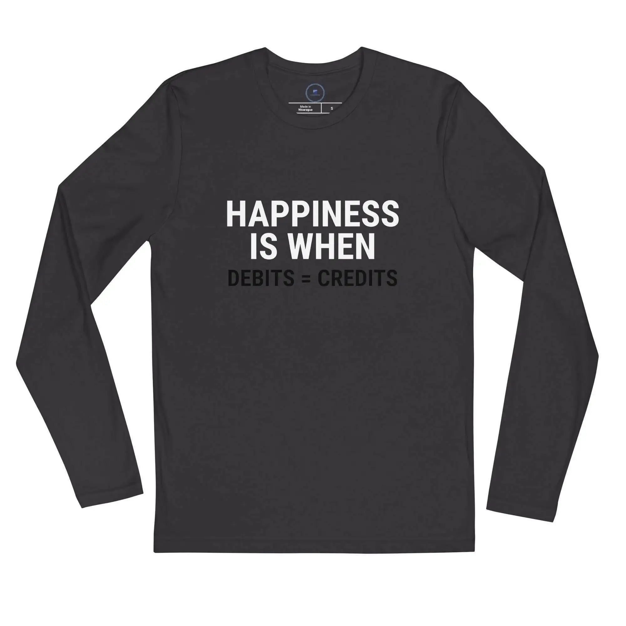 Debits=Credits Long Sleeve T-Shirt - InvestmenTees