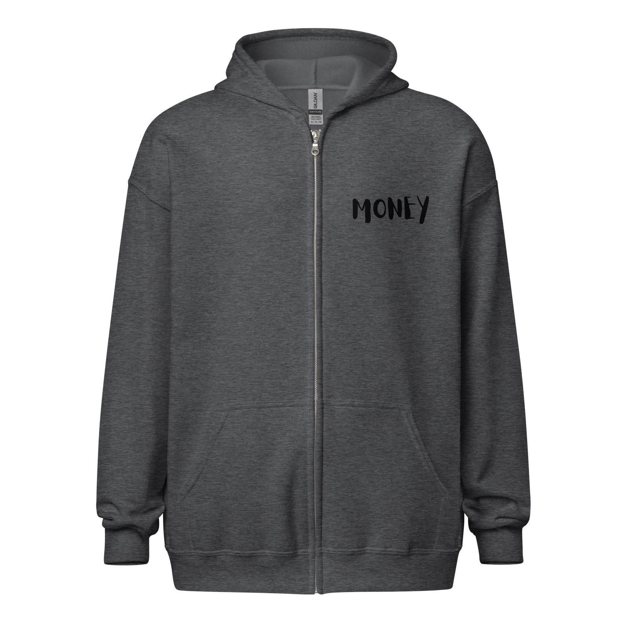 Money Zip Up Hoodie - InvestmenTees