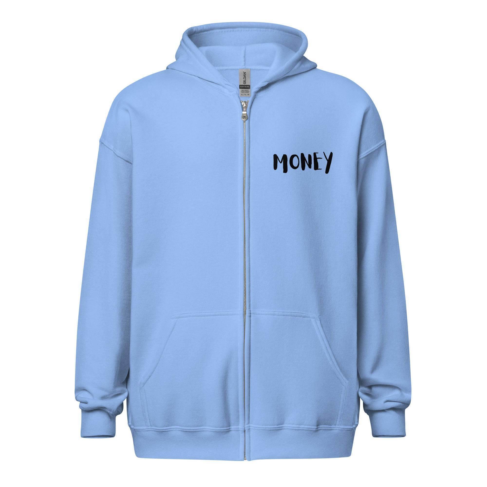 Money Zip Up Hoodie - InvestmenTees